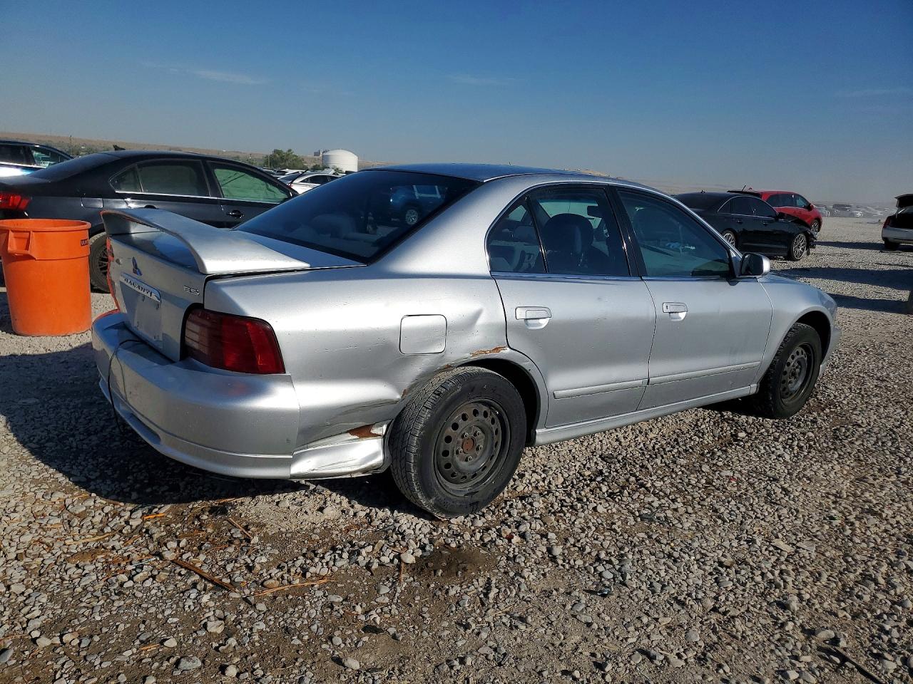 2000 Mitsubishi Galant Es Silver vin: 4A3AA46G0YE097645