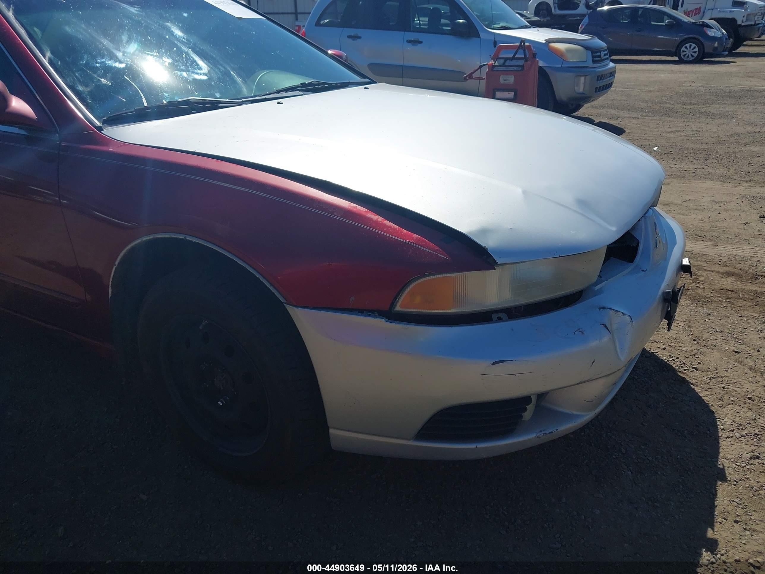 2000 Mitsubishi Galant Es Burgundy vin: 4A3AA46G0YE110345