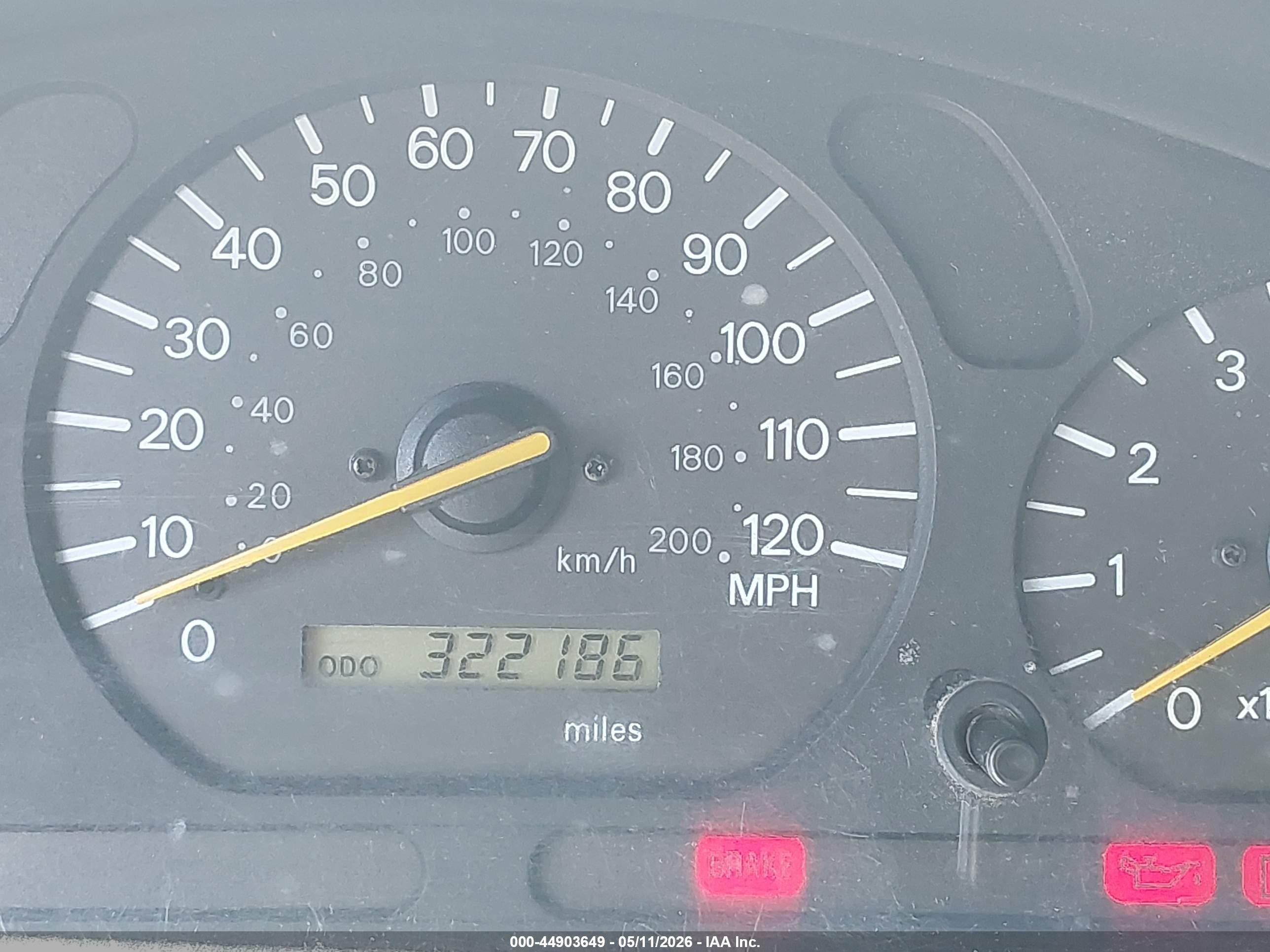 2000 Mitsubishi Galant Es Burgundy vin: 4A3AA46G0YE110345