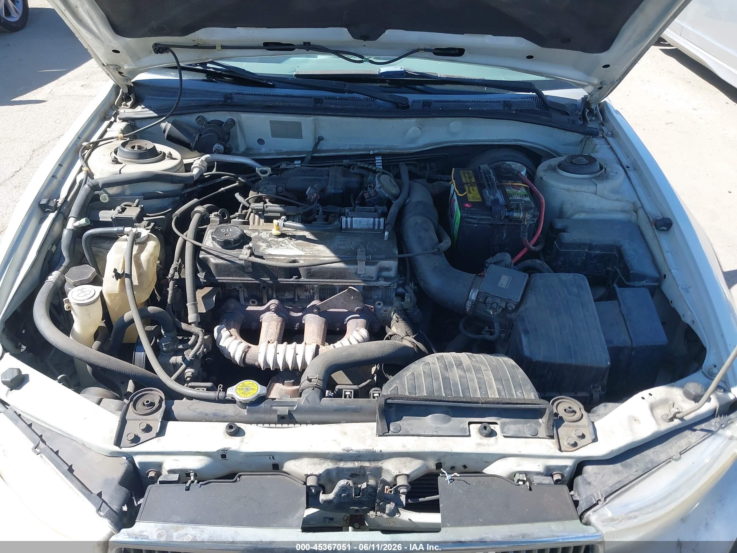 2001 Mitsubishi Galant Es White vin: 4A3AA46G11E227860
