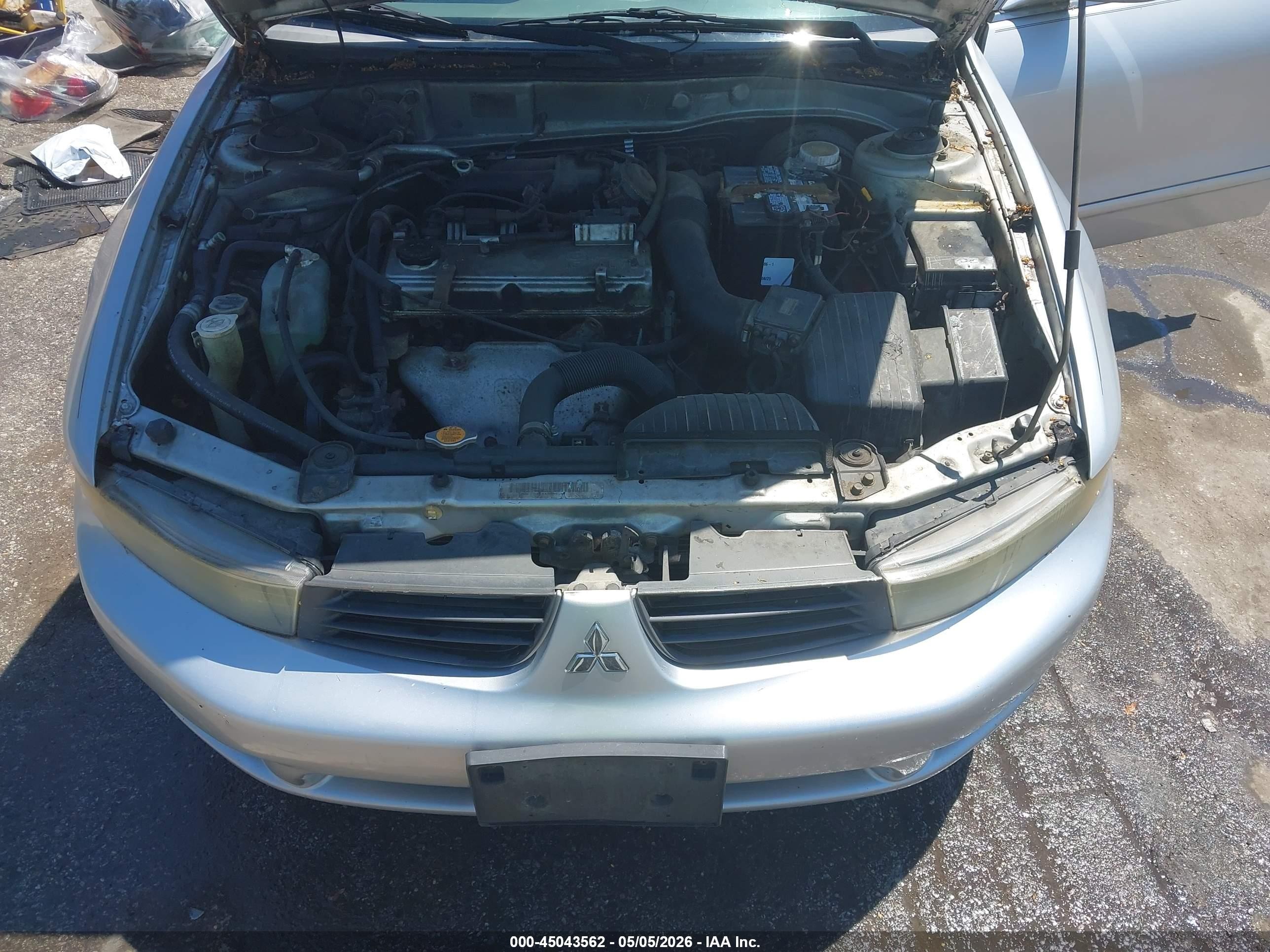 2003 Mitsubishi Galant Es/ls Silver vin: 4A3AA46G13E112582
