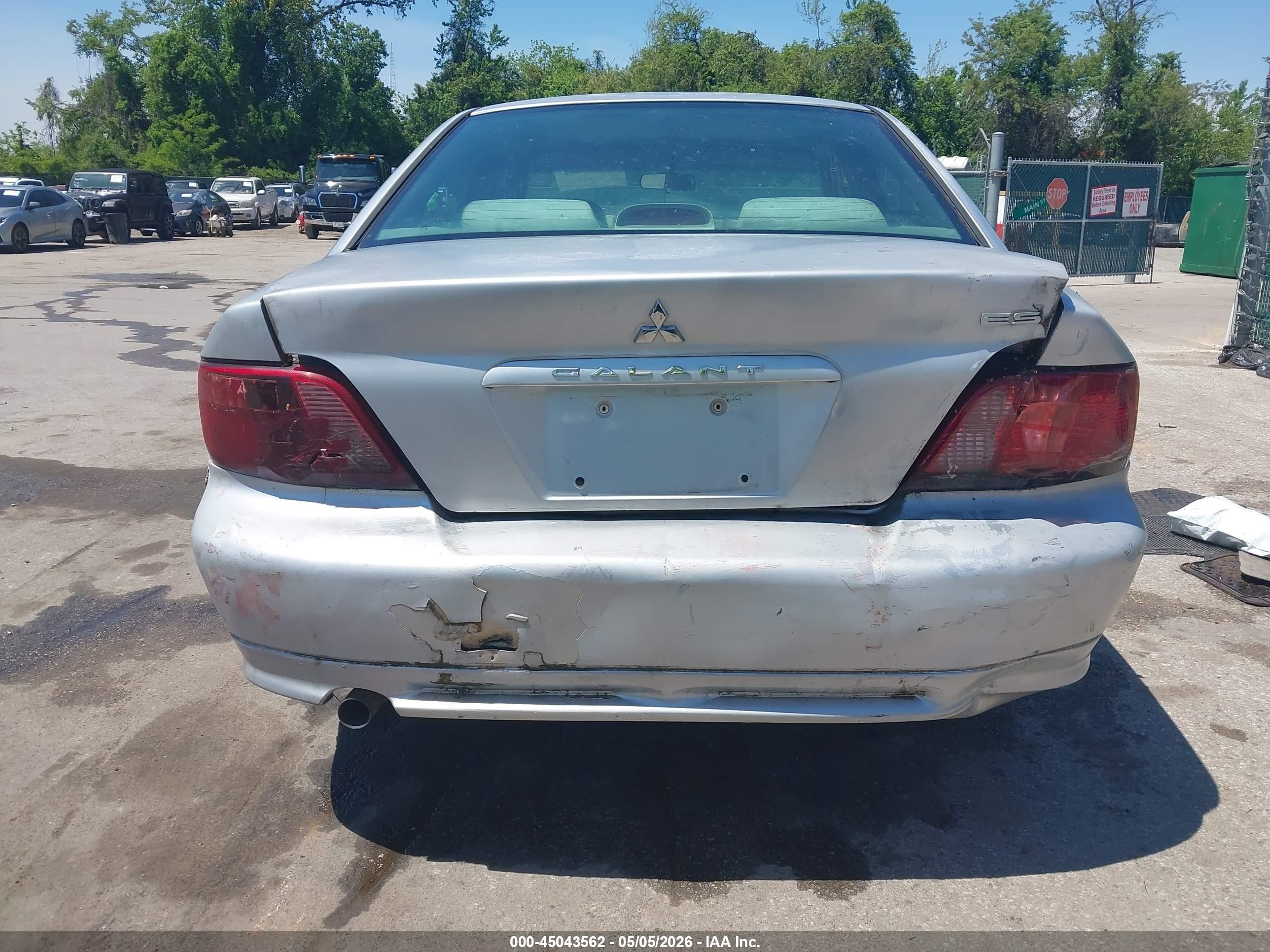 2003 Mitsubishi Galant Es/ls Silver vin: 4A3AA46G13E112582
