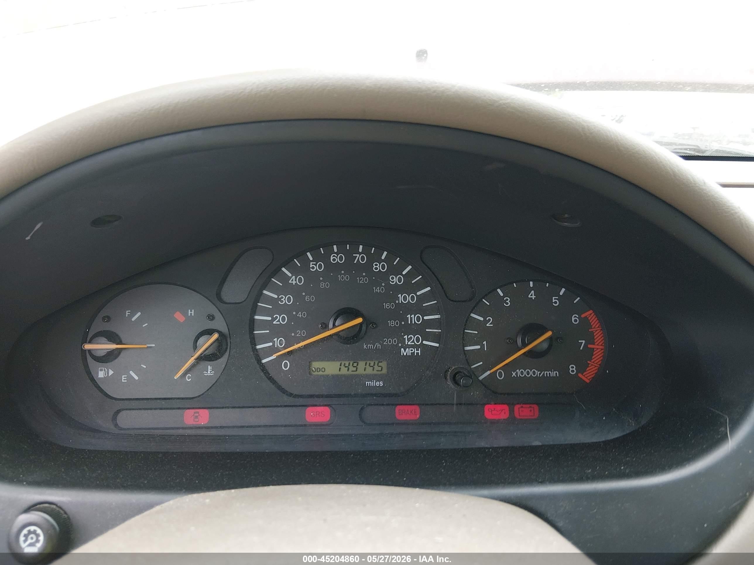 1999 Mitsubishi Galant Es Purple vin: 4A3AA46G1XE061817