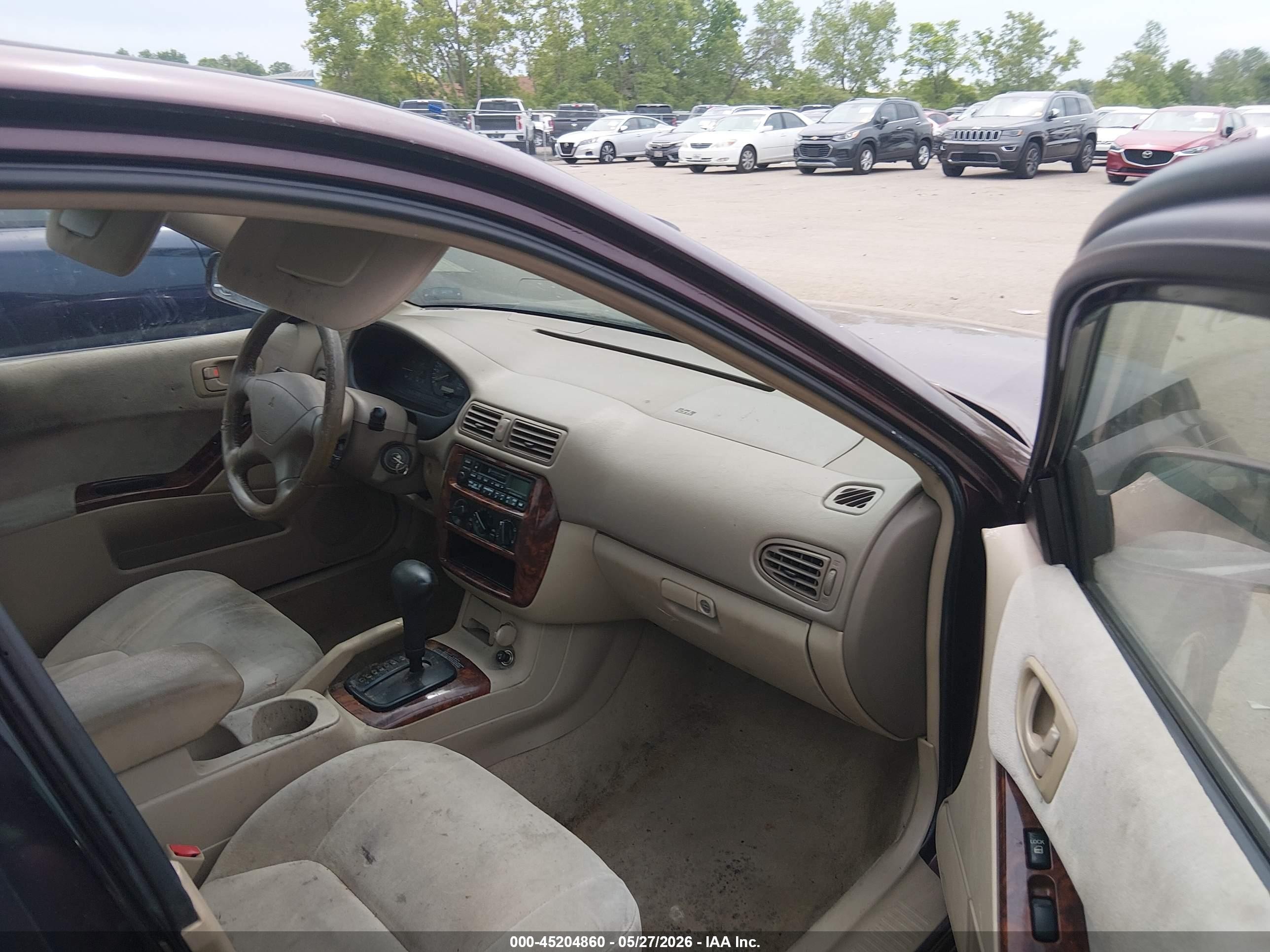 1999 Mitsubishi Galant Es Purple vin: 4A3AA46G1XE061817