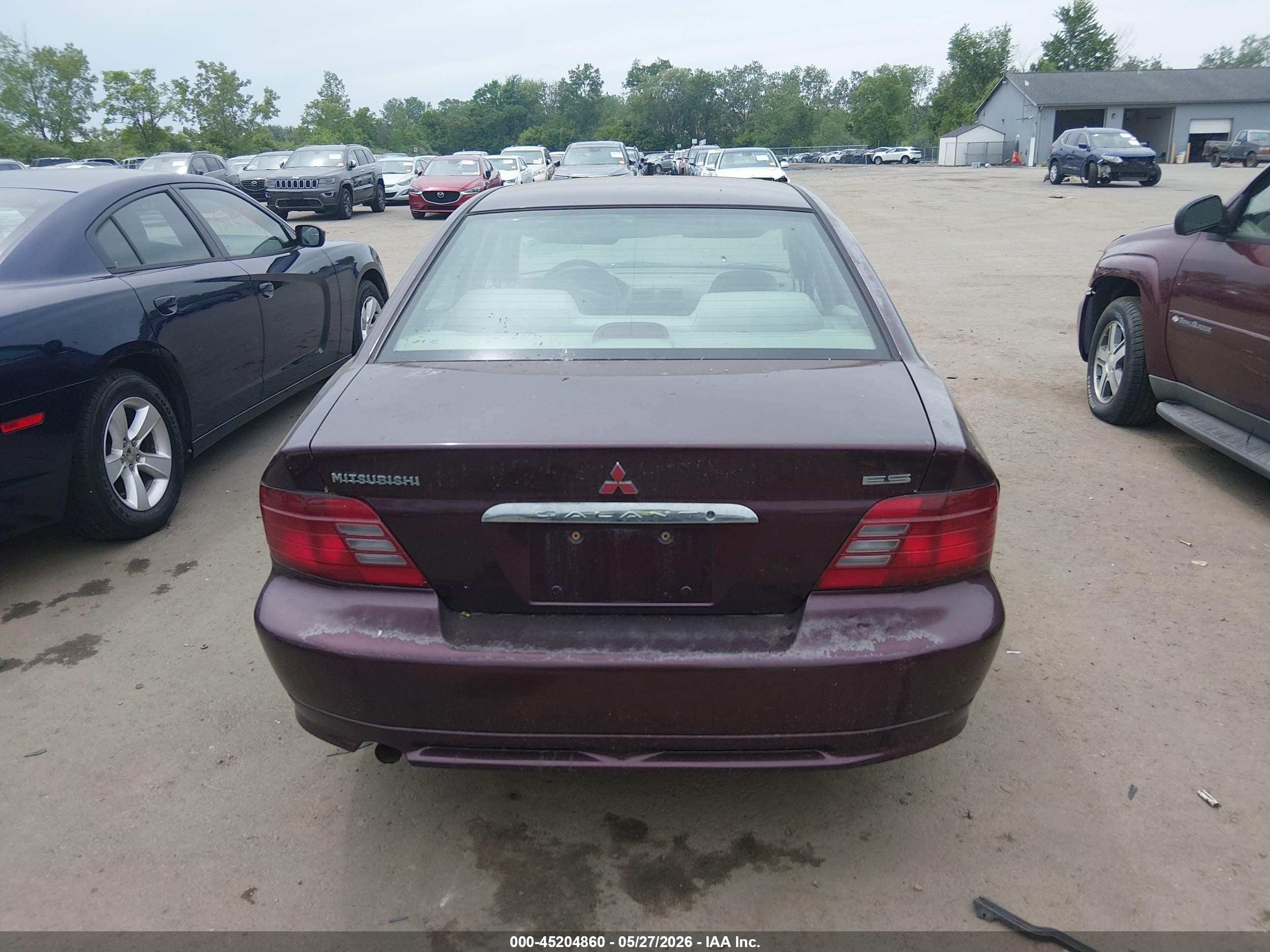 1999 Mitsubishi Galant Es Purple vin: 4A3AA46G1XE061817
