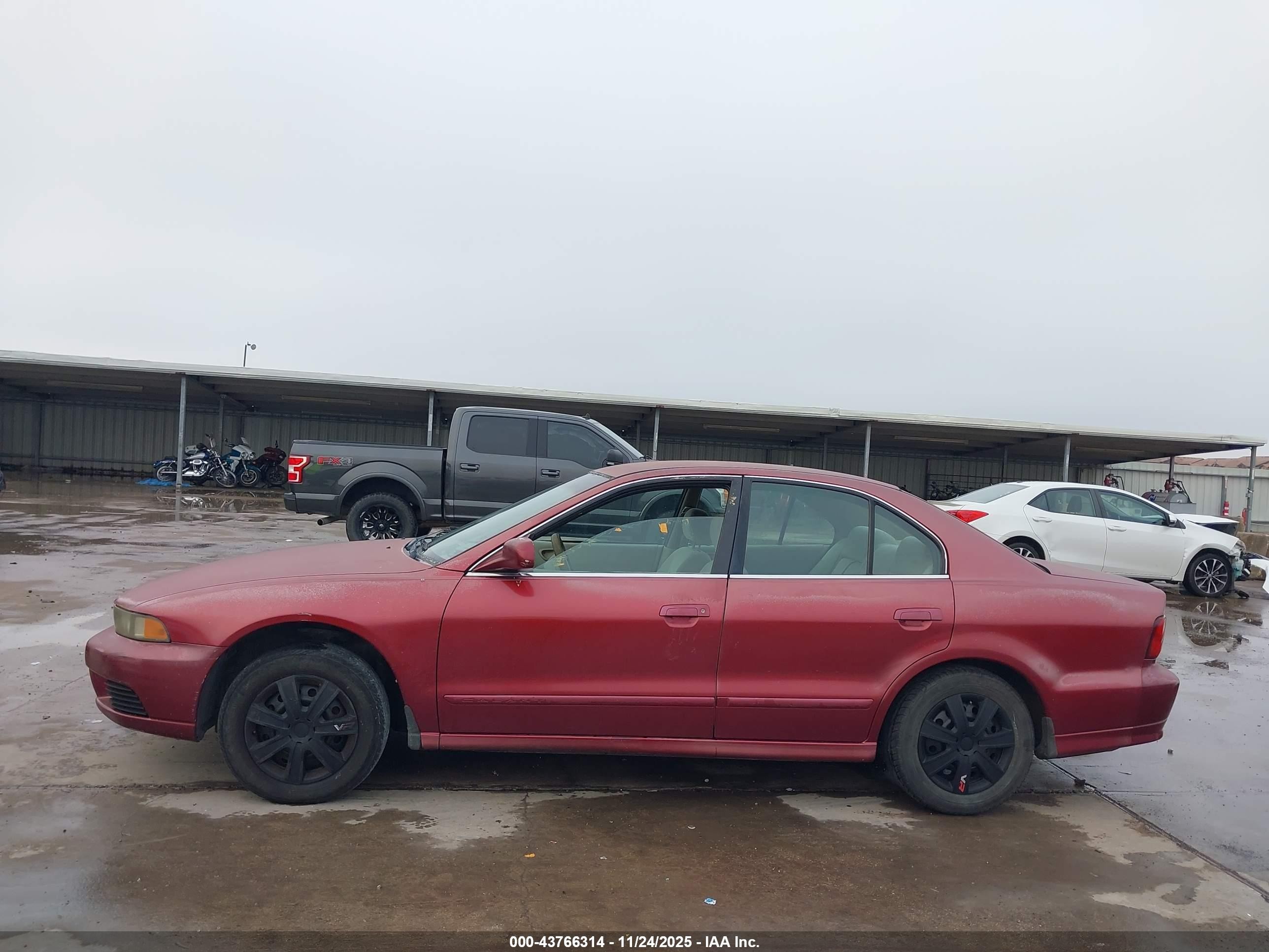 2002 Mitsubishi Galant Es/ls Burgundy vin: 4A3AA46G22E068073