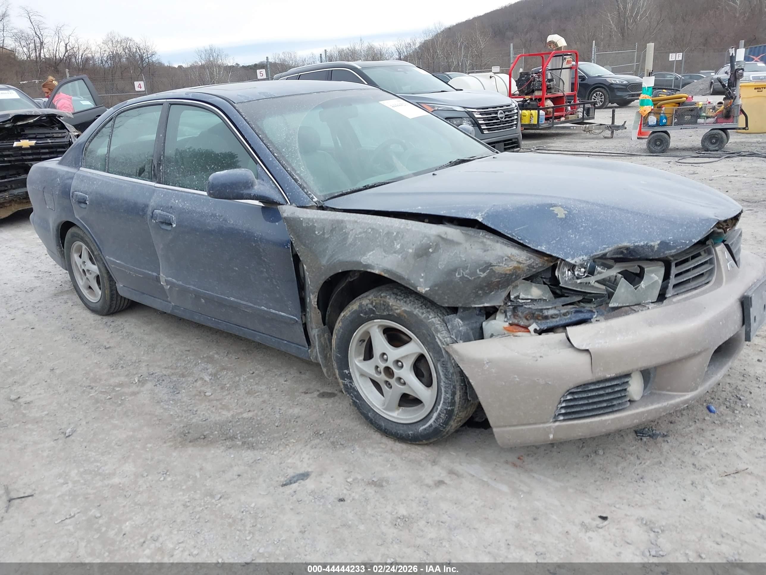 2002 Mitsubishi Galant Es/ls Синий vin: 4A3AA46G22E088274