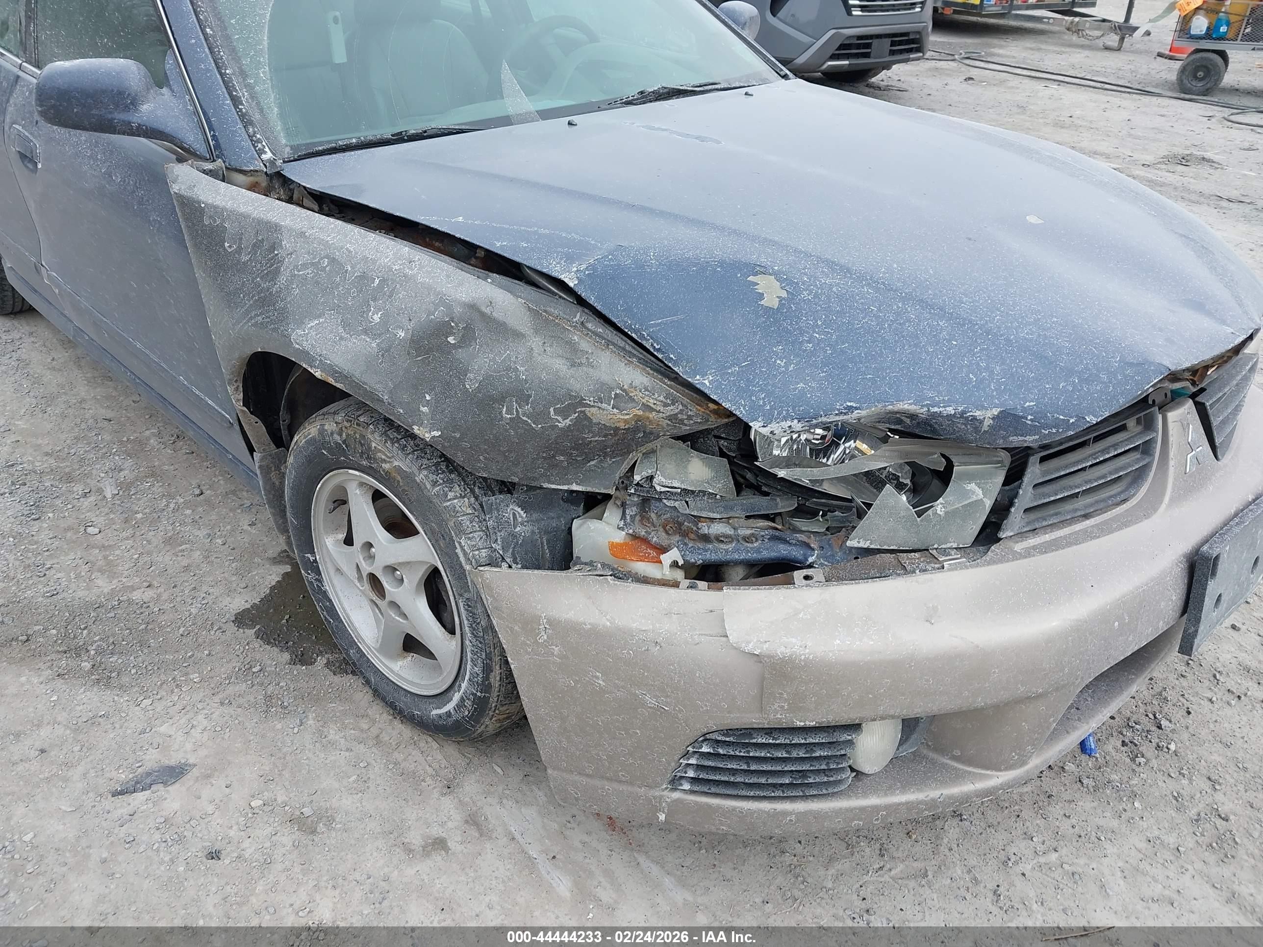 2002 Mitsubishi Galant Es/ls Blue vin: 4A3AA46G22E088274
