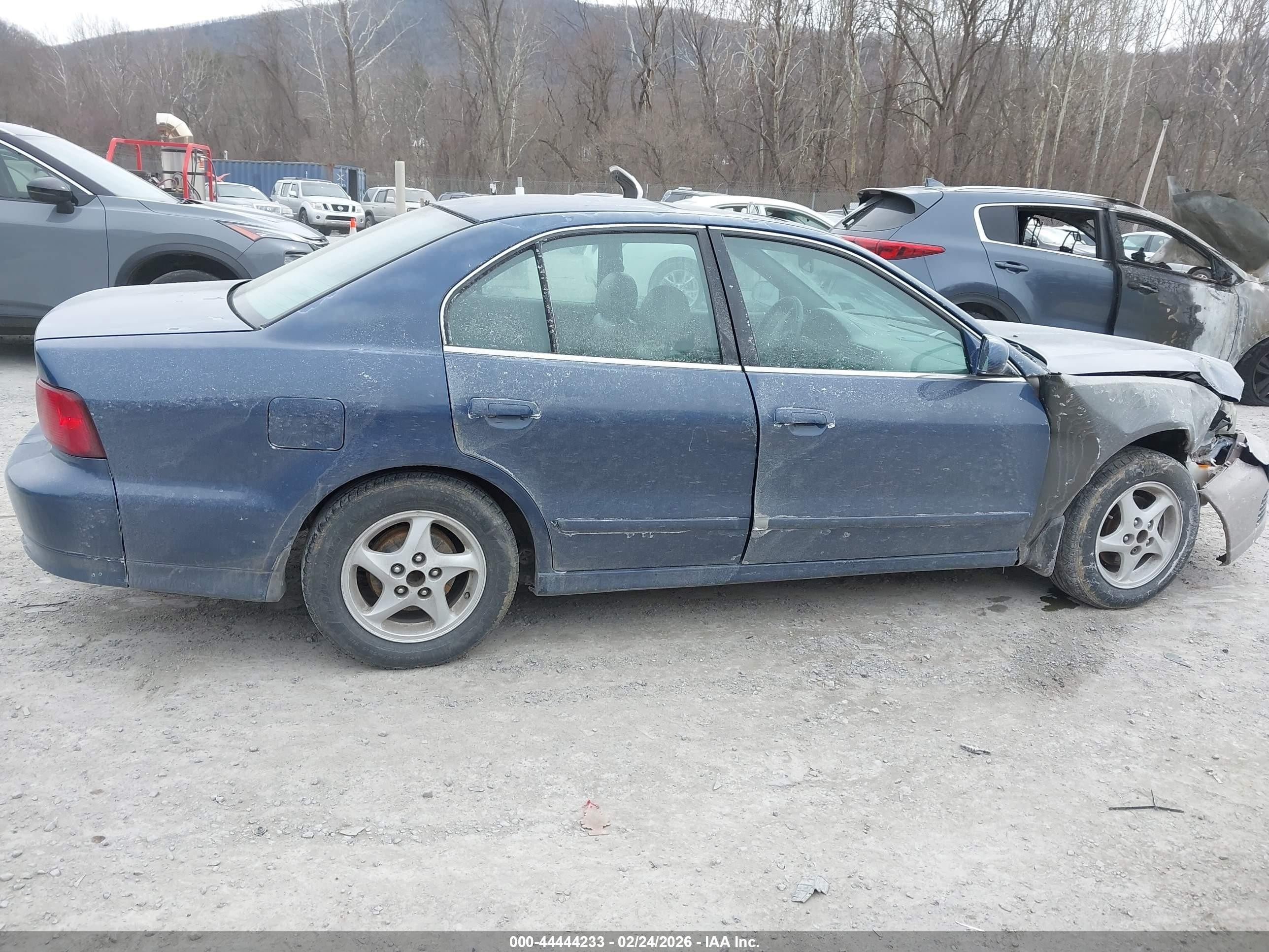 2002 Mitsubishi Galant Es/ls Blue vin: 4A3AA46G22E088274