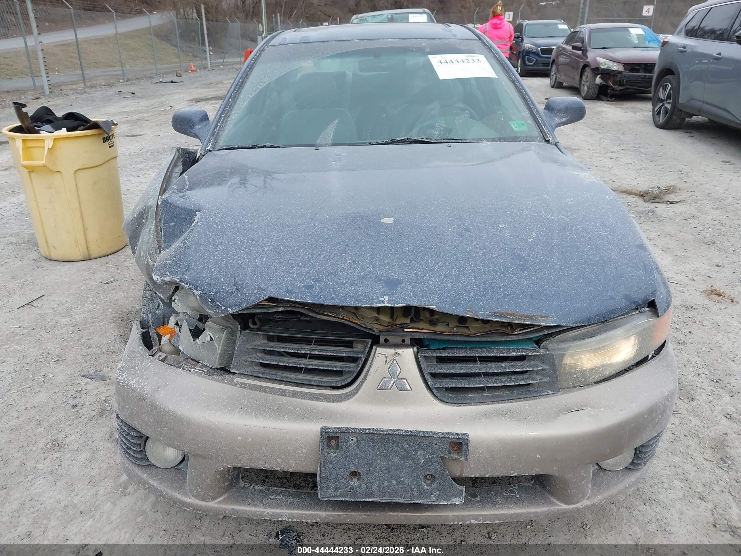 2002 Mitsubishi Galant Es/ls Blue vin: 4A3AA46G22E088274