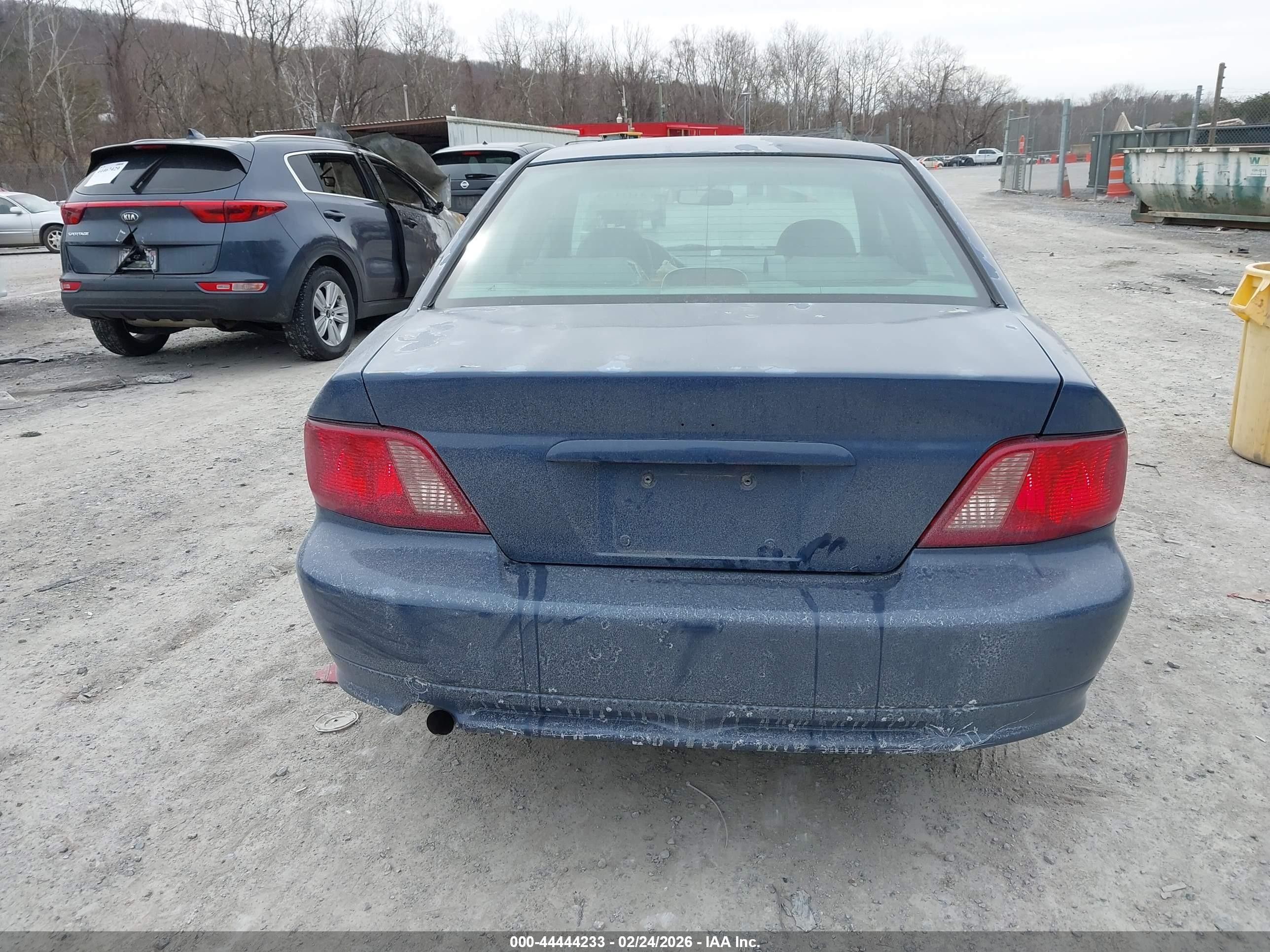 2002 Mitsubishi Galant Es/ls Blue vin: 4A3AA46G22E088274