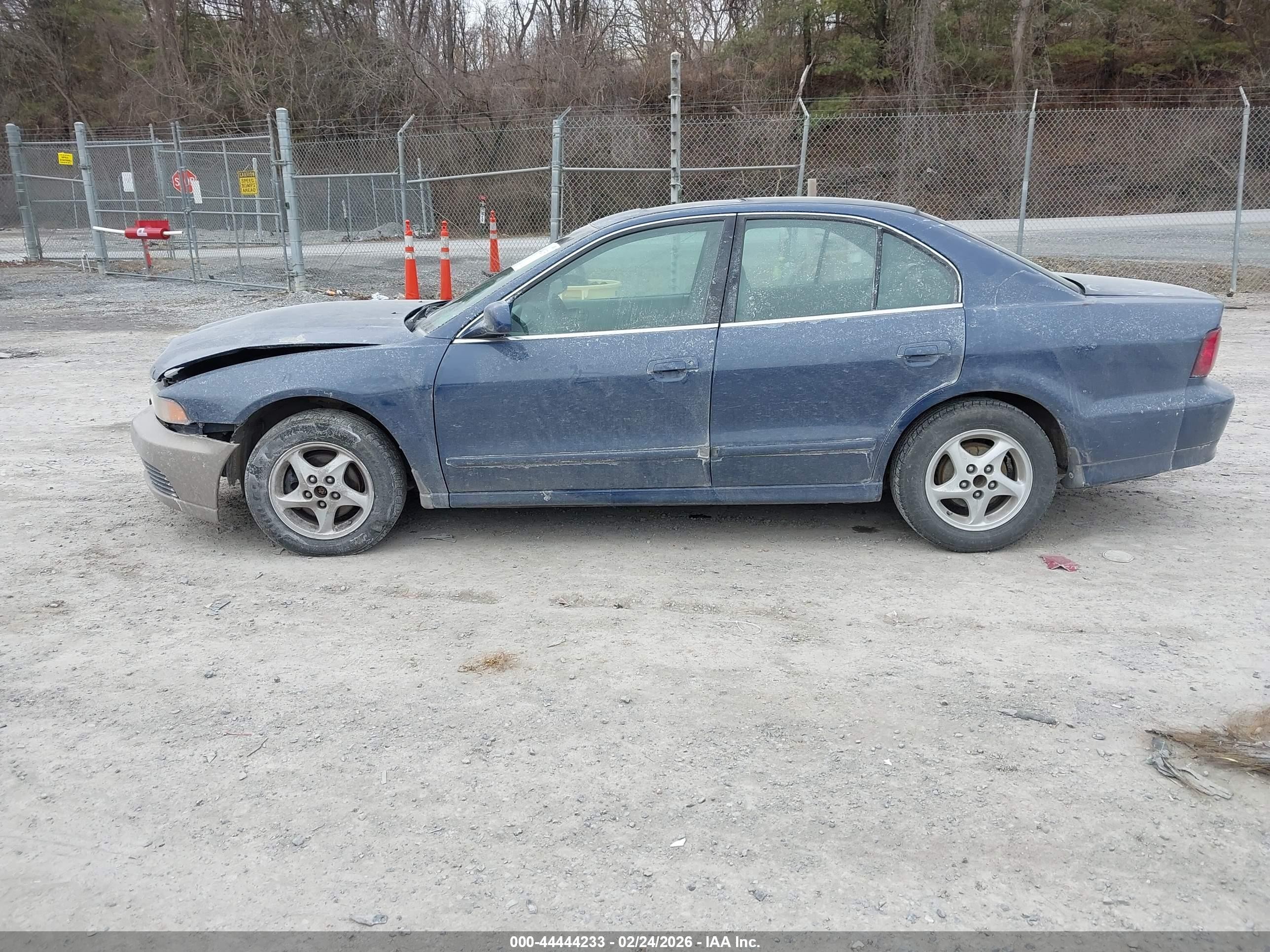 2002 Mitsubishi Galant Es/ls Blue vin: 4A3AA46G22E088274