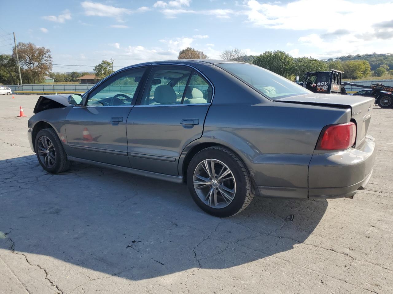 2002 Mitsubishi Galant Es Gray vin: 4A3AA46G22E096956