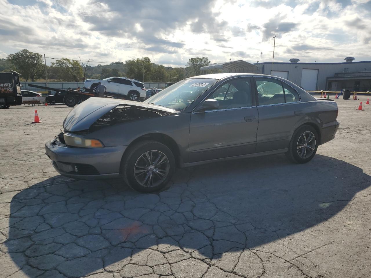 2002 Mitsubishi Galant Es Серый vin: 4A3AA46G22E096956