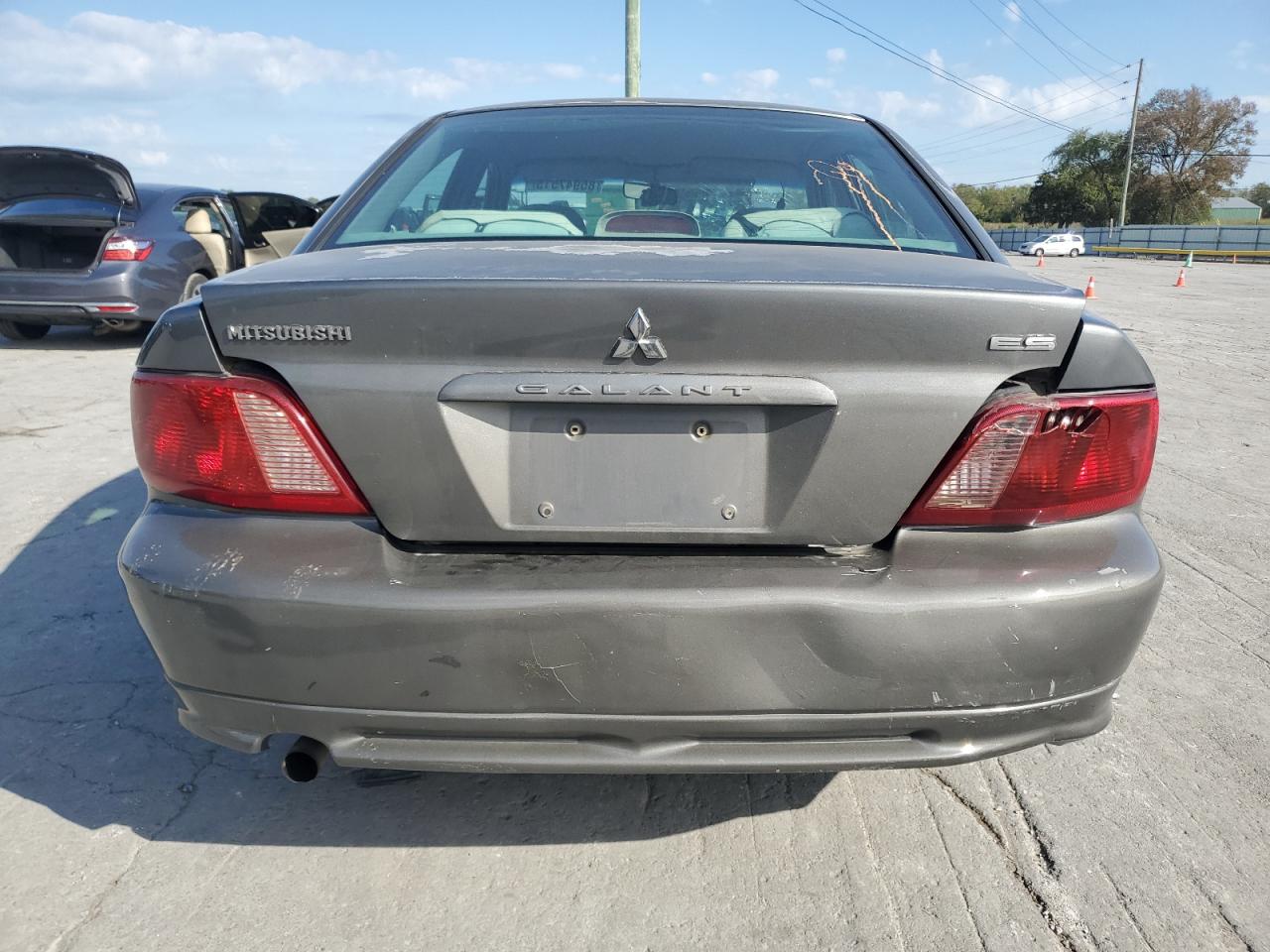 2002 Mitsubishi Galant Es Gray vin: 4A3AA46G22E096956