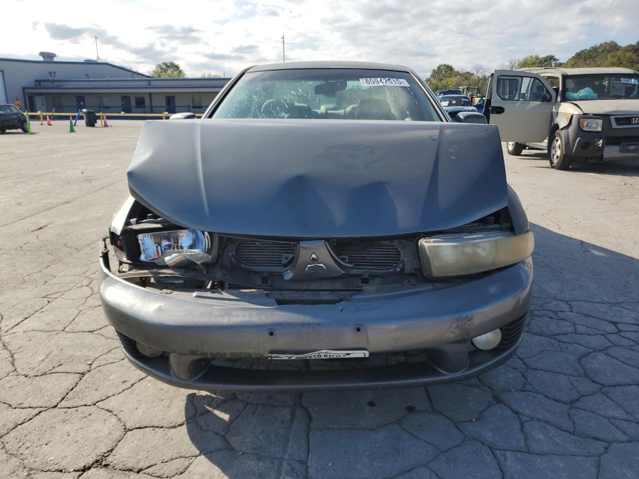 2002 Mitsubishi Galant Es Gray vin: 4A3AA46G22E096956