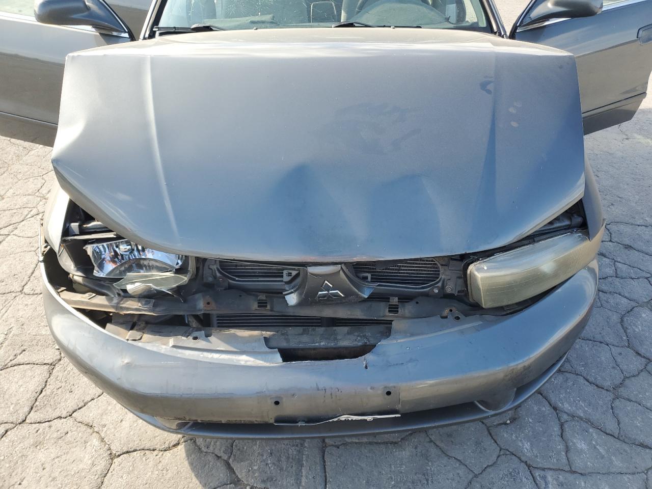 2002 Mitsubishi Galant Es Gray vin: 4A3AA46G22E096956