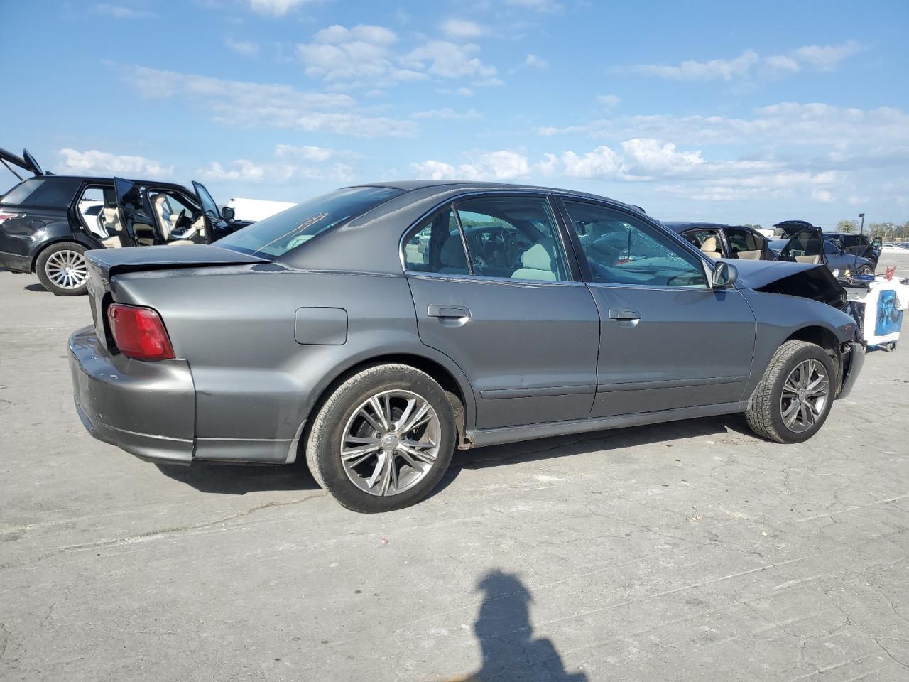 2002 Mitsubishi Galant Es Gray vin: 4A3AA46G22E096956