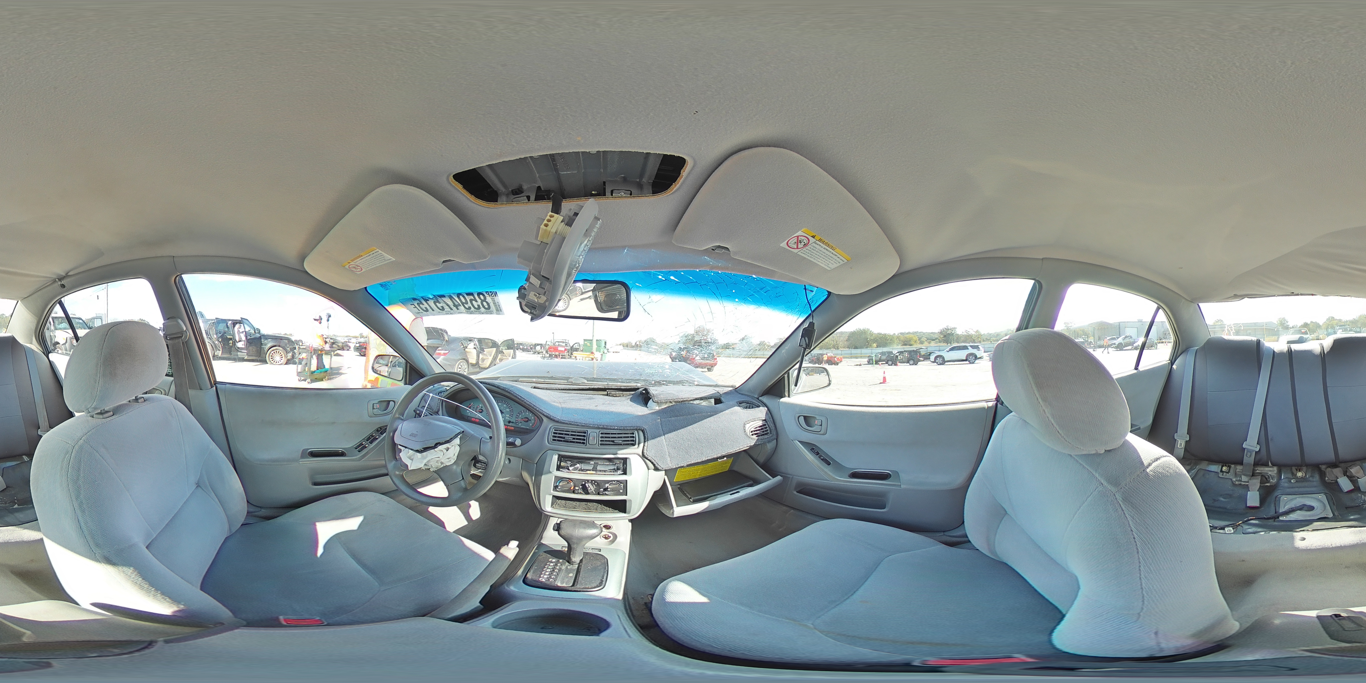 2002 Mitsubishi Galant Es Gray vin: 4A3AA46G22E096956