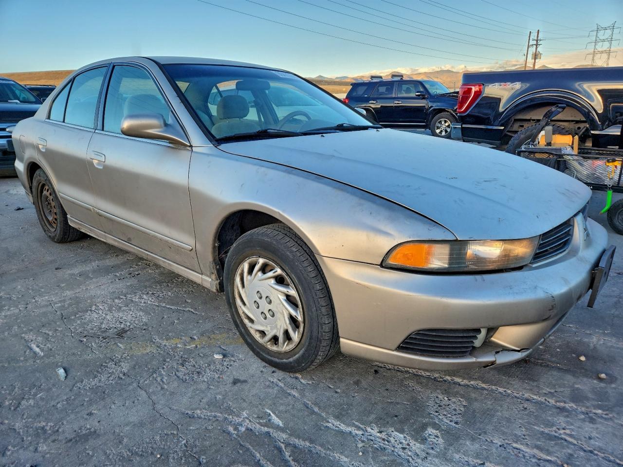 2003 Mitsubishi Galant Es Silver vin: 4A3AA46G23E115930