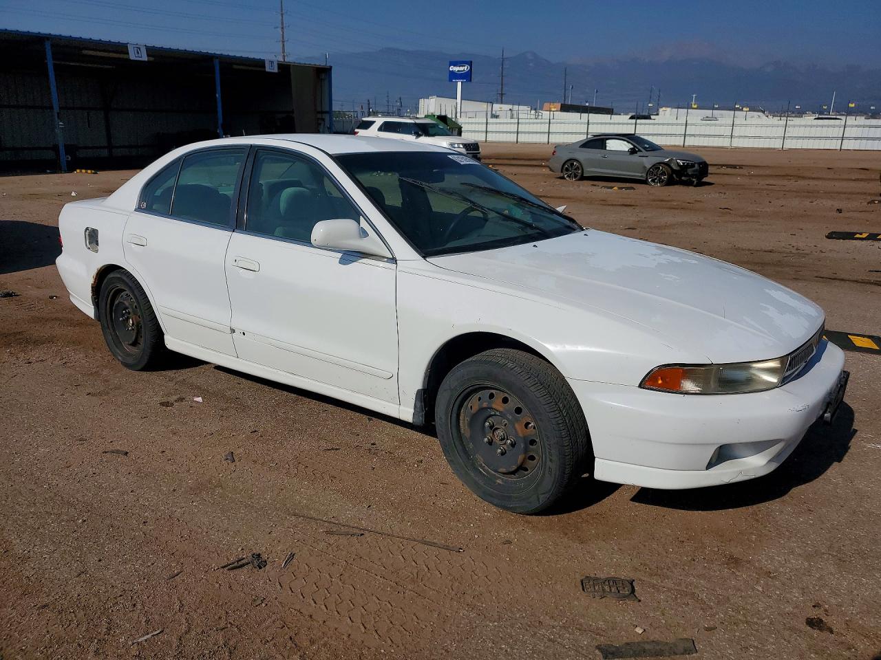 2000 Mitsubishi Galant Es White vin: 4A3AA46G2YE156369