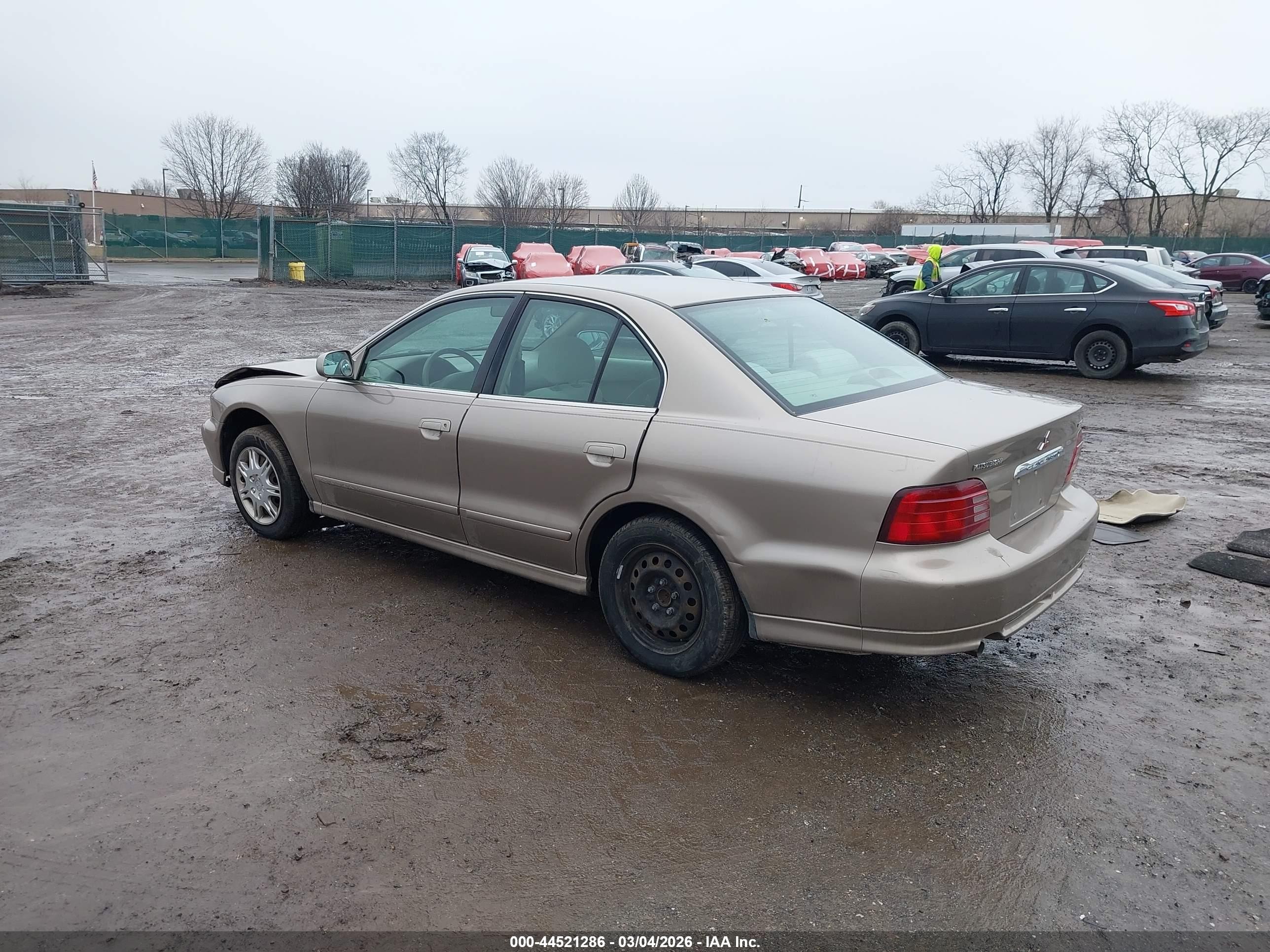 1999 Mitsubishi Galant Es Gray vin: 4A3AA46G3XE062208