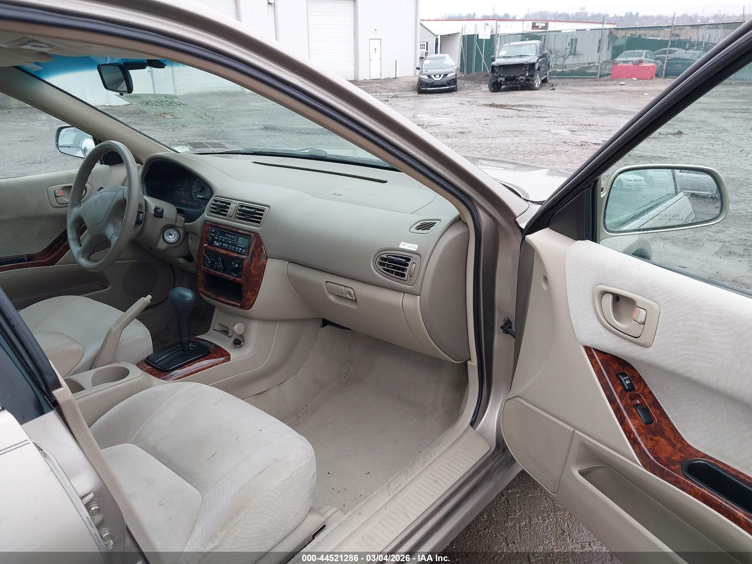 1999 Mitsubishi Galant Es Gray vin: 4A3AA46G3XE062208