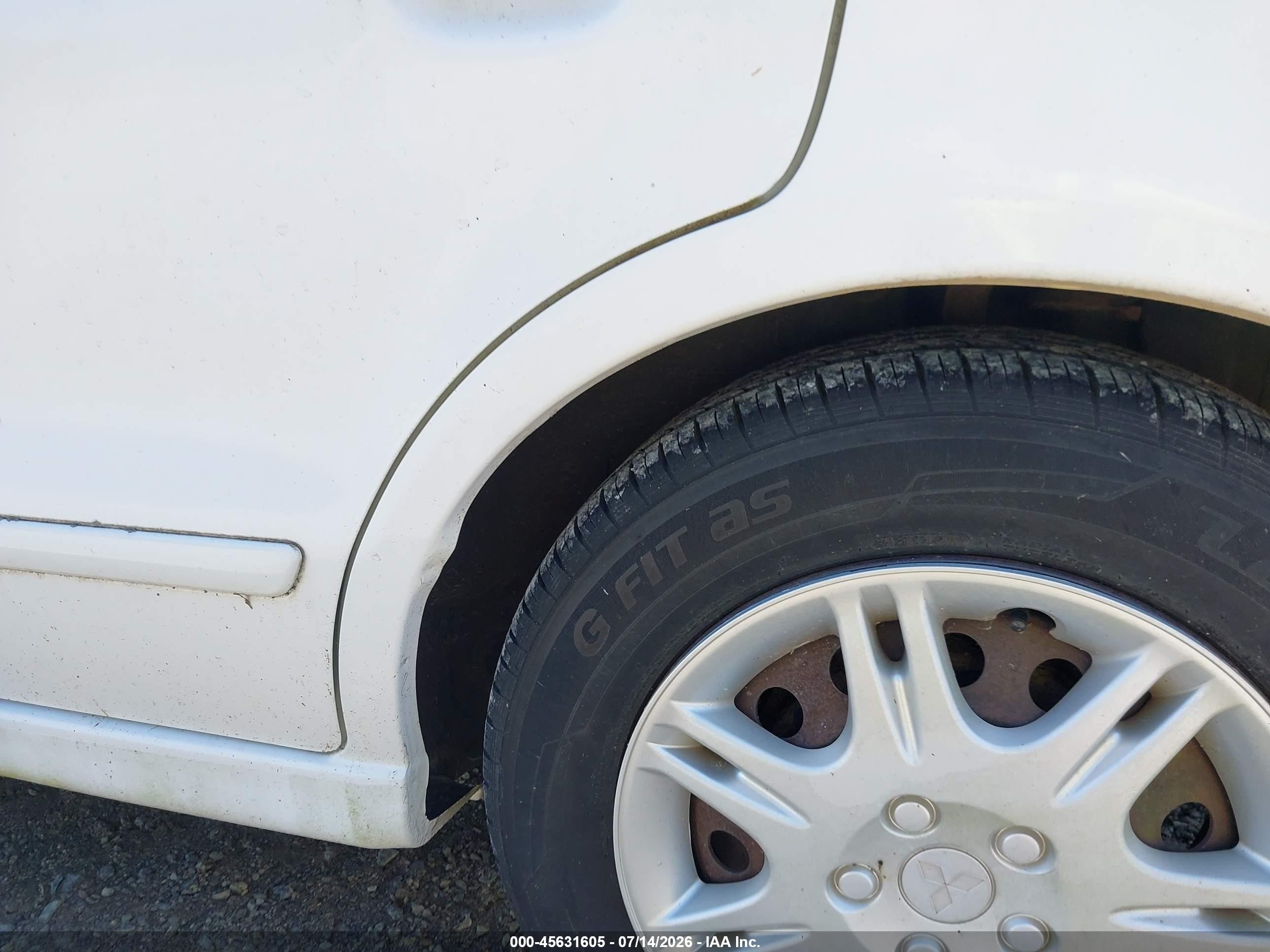 2000 Mitsubishi Galant Es White vin: 4A3AA46G3YE165775