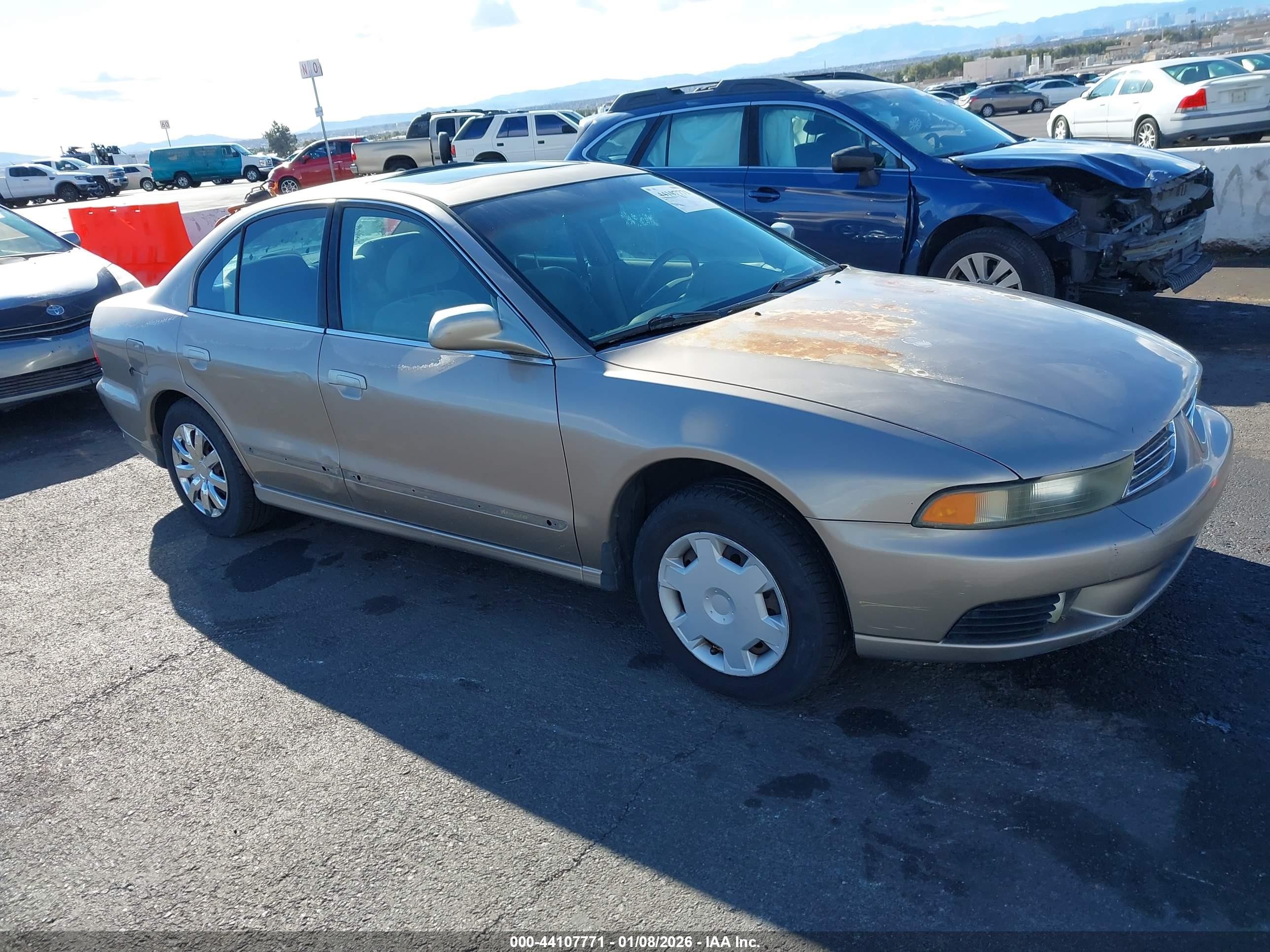2002 Mitsubishi Galant Es/ls Gold vin: 4A3AA46G42E158938