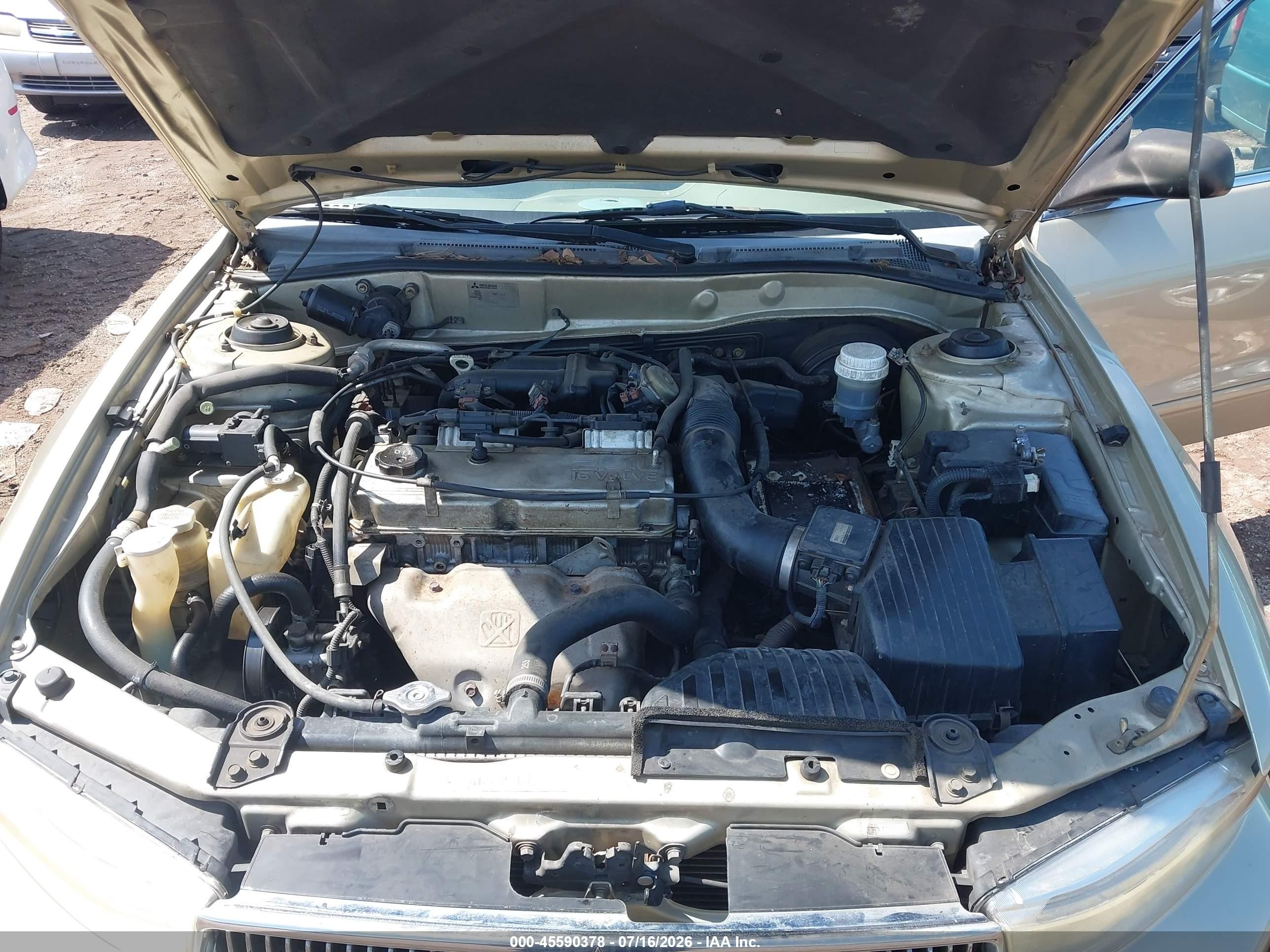 2001 Mitsubishi Galant Es Silver vin: 4A3AA46G51E058846