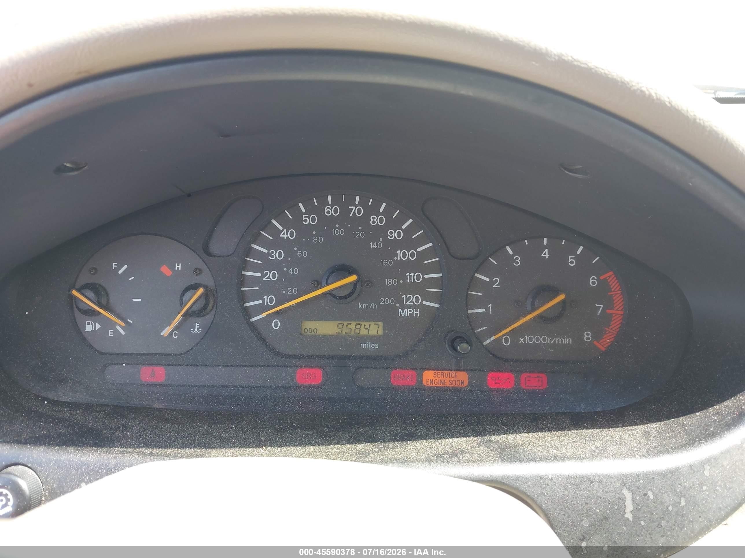 2001 Mitsubishi Galant Es Silver vin: 4A3AA46G51E058846