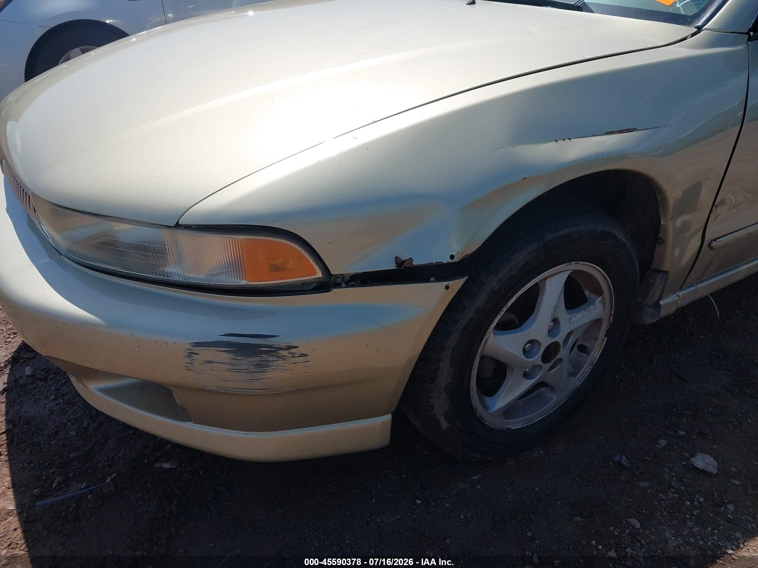 2001 Mitsubishi Galant Es Silver vin: 4A3AA46G51E058846