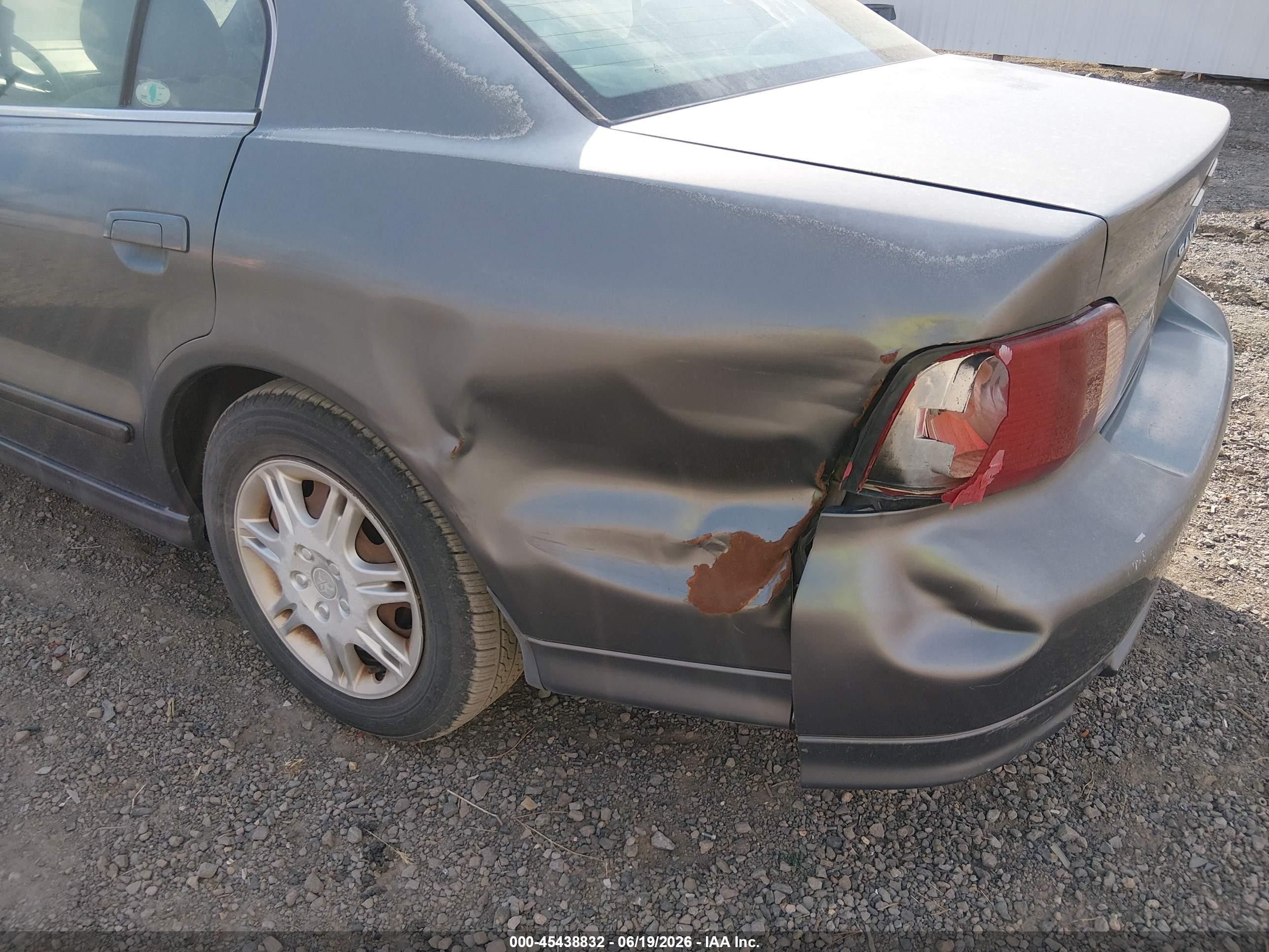 2003 Mitsubishi Galant Es/ls Gray vin: 4A3AA46G53E054315