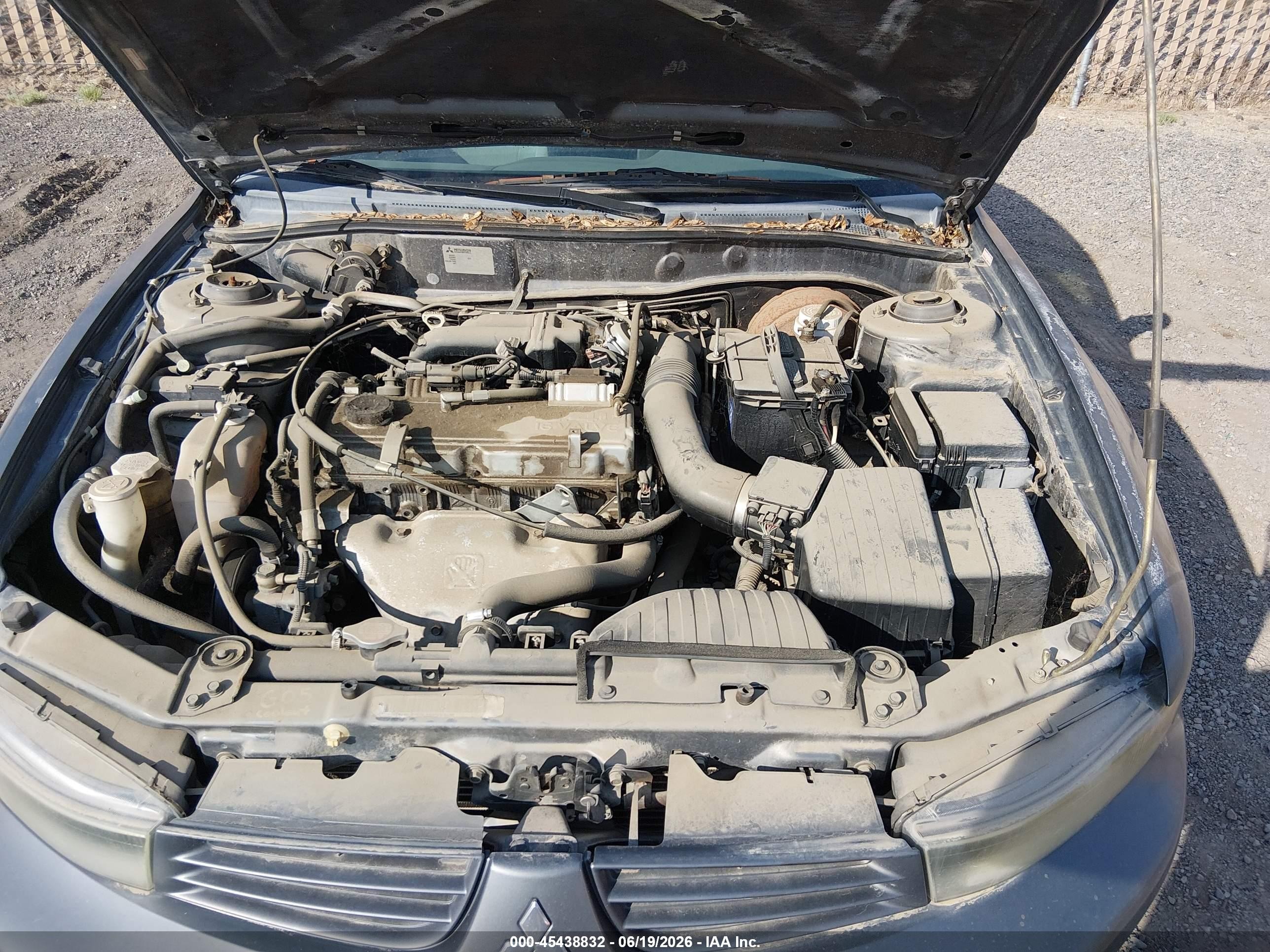2003 Mitsubishi Galant Es/ls Gray vin: 4A3AA46G53E054315