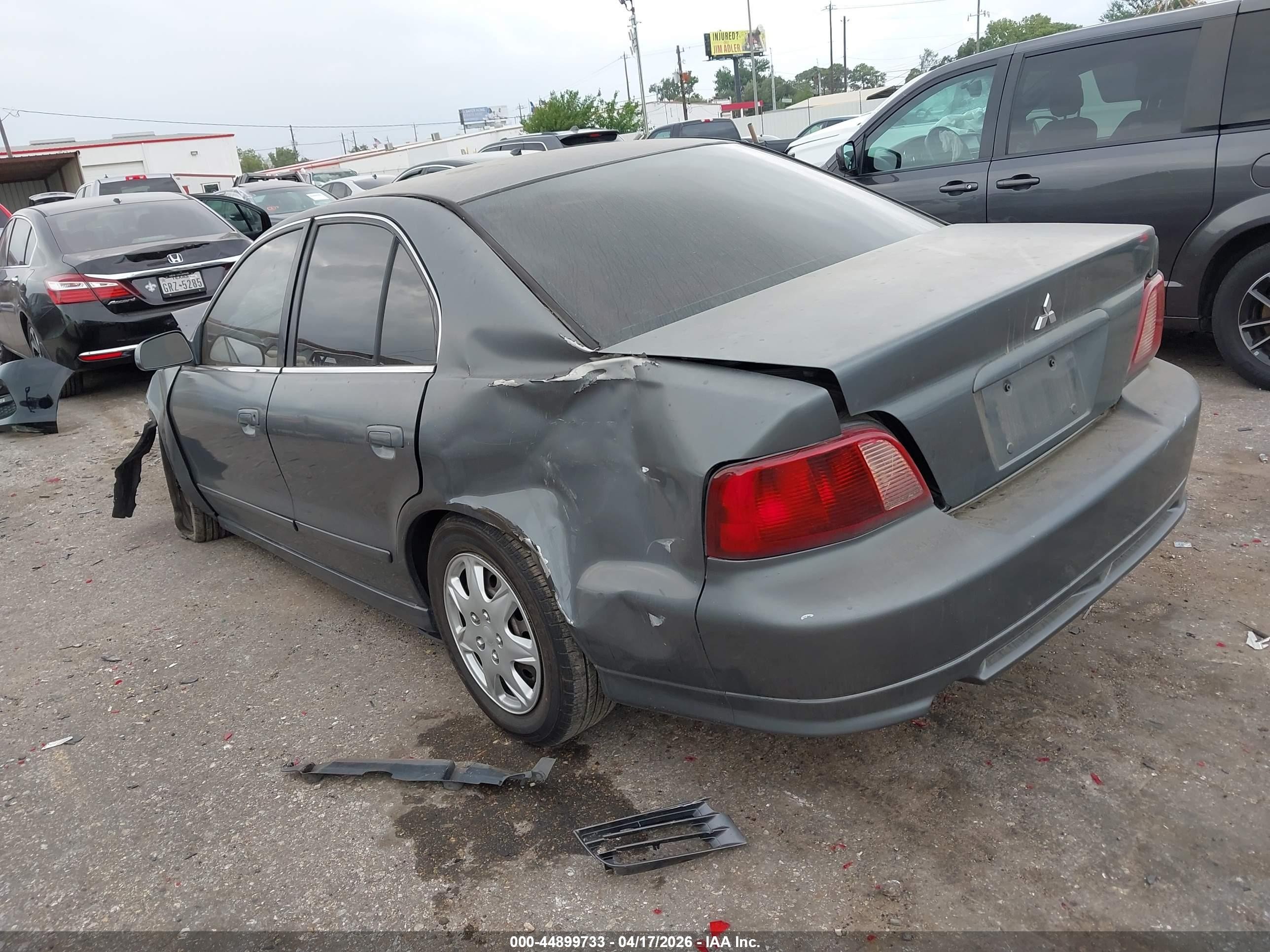 2003 Mitsubishi Galant Es/ls Gray vin: 4A3AA46G53E165432