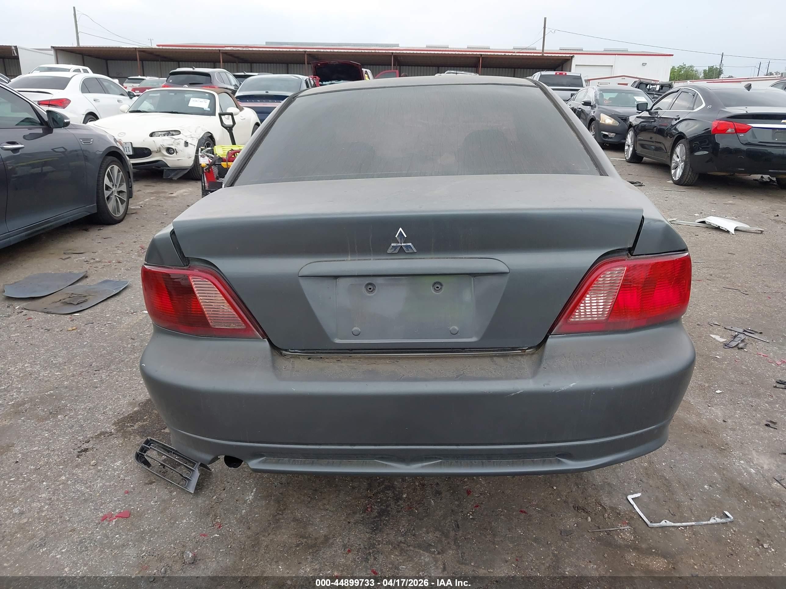 2003 Mitsubishi Galant Es/ls Gray vin: 4A3AA46G53E165432