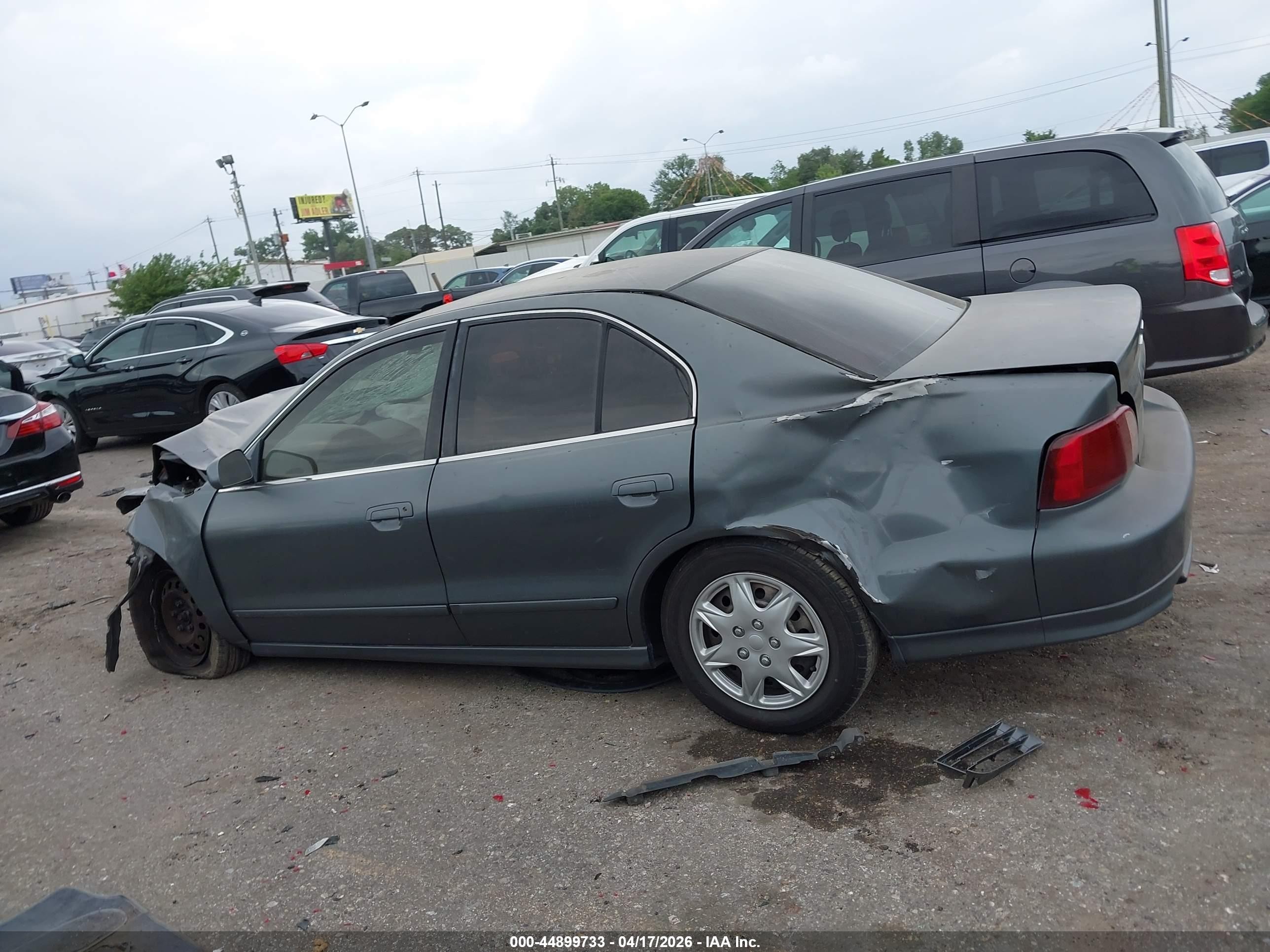 2003 Mitsubishi Galant Es/ls Gray vin: 4A3AA46G53E165432