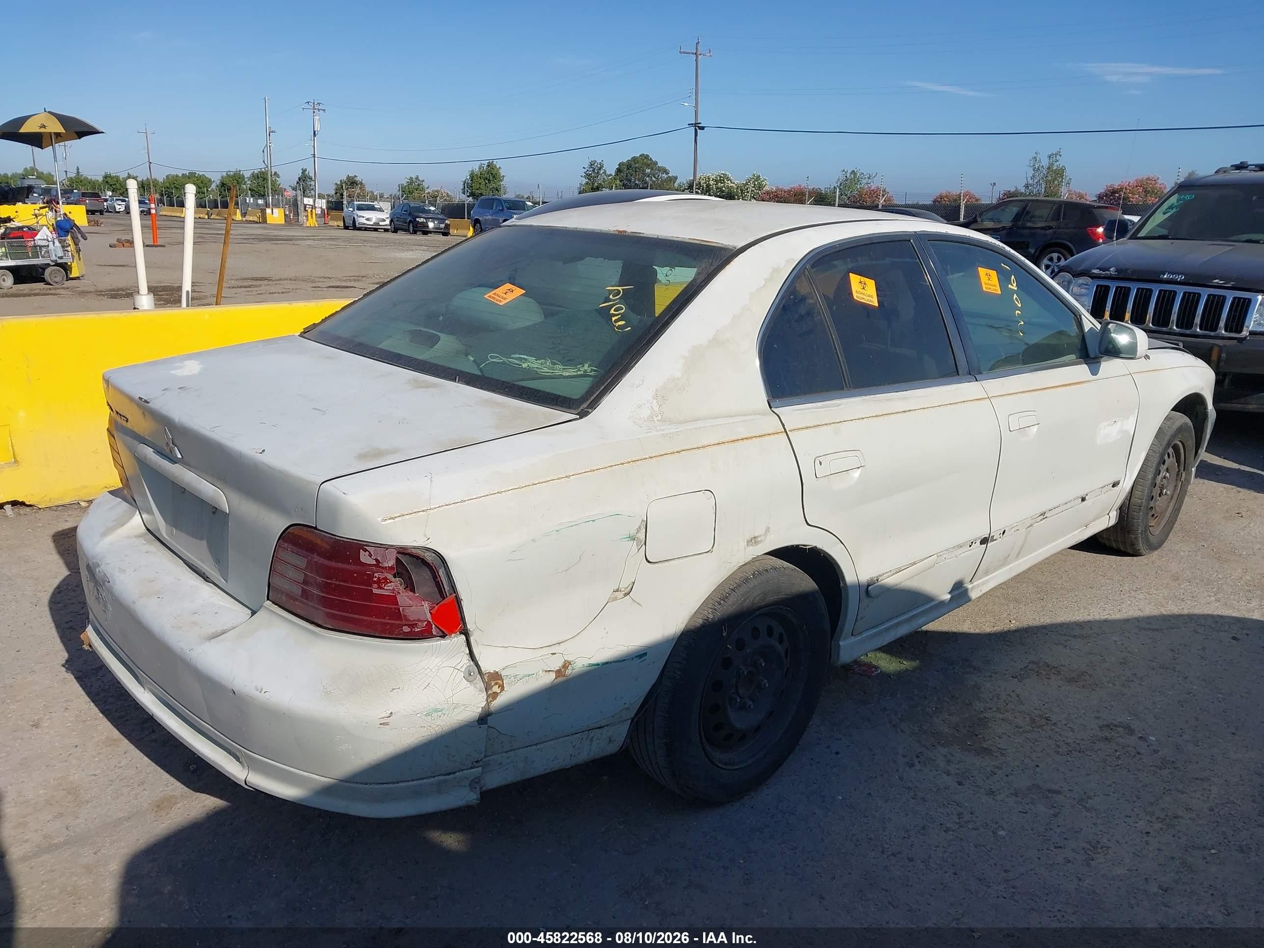 2003 Mitsubishi Galant Es/ls Silver vin: 4A3AA46G53E165575