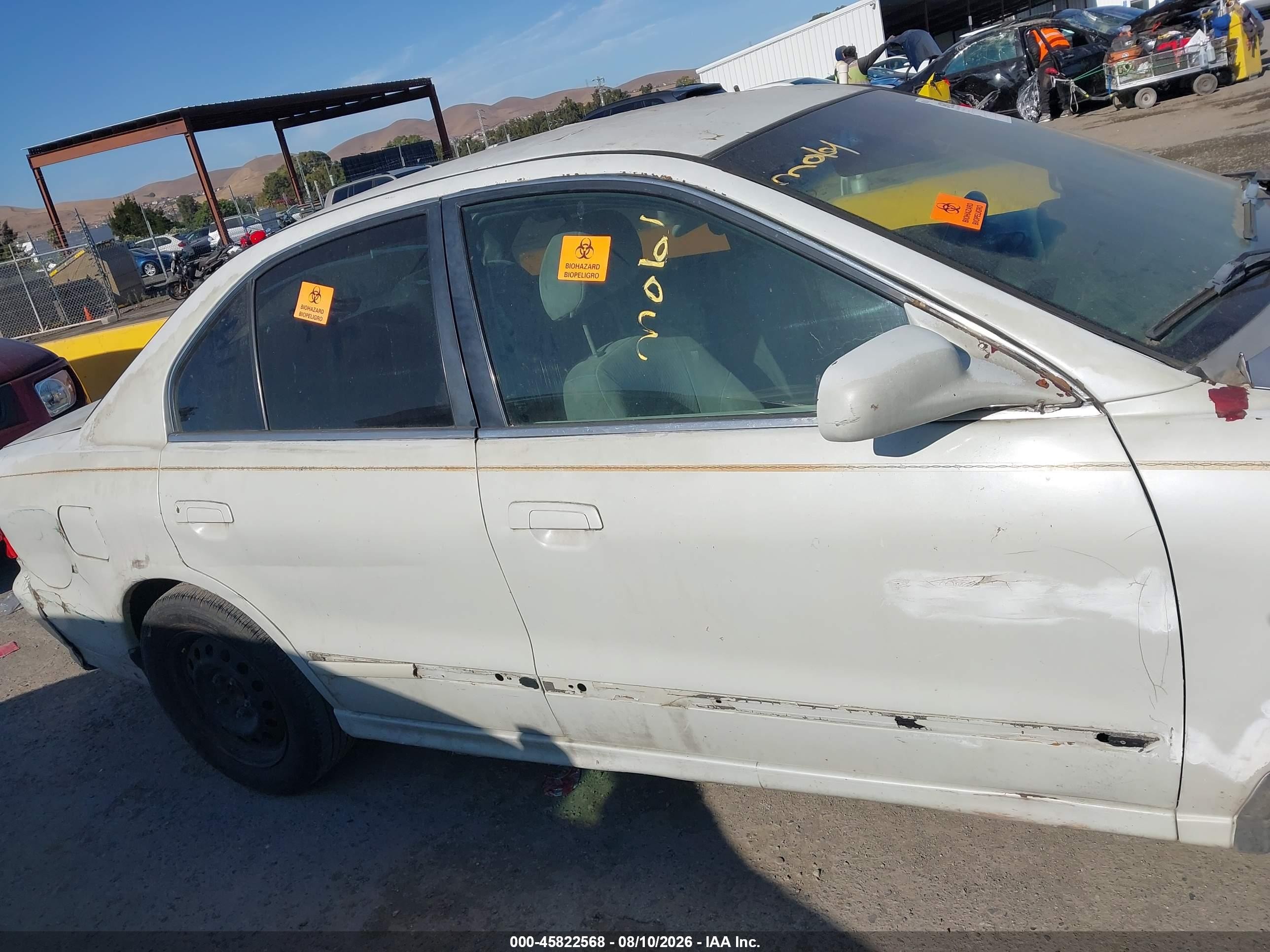 2003 Mitsubishi Galant Es/ls Silver vin: 4A3AA46G53E165575