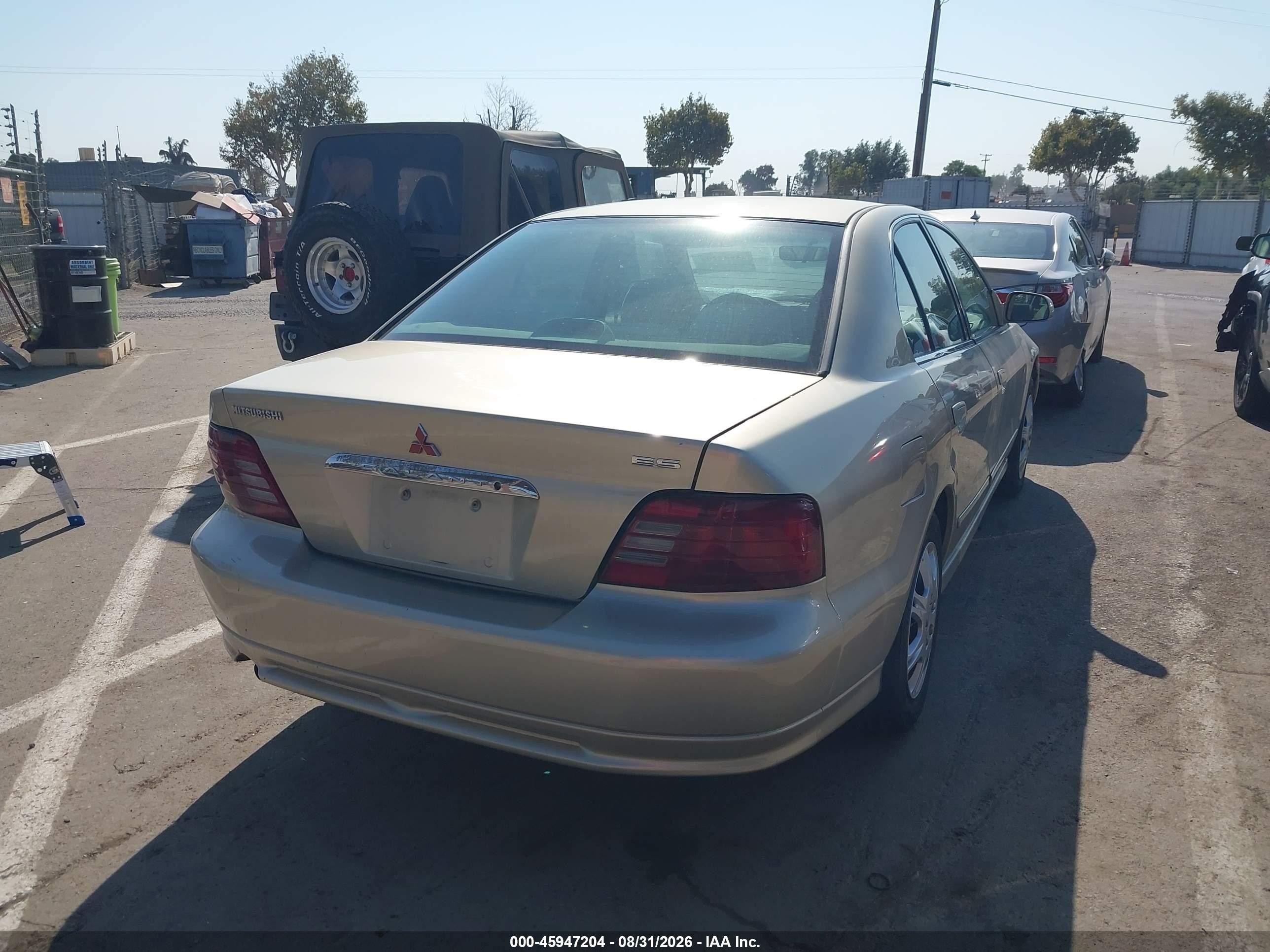 2001 Mitsubishi Galant Es Gold vin: 4A3AA46G61E154128