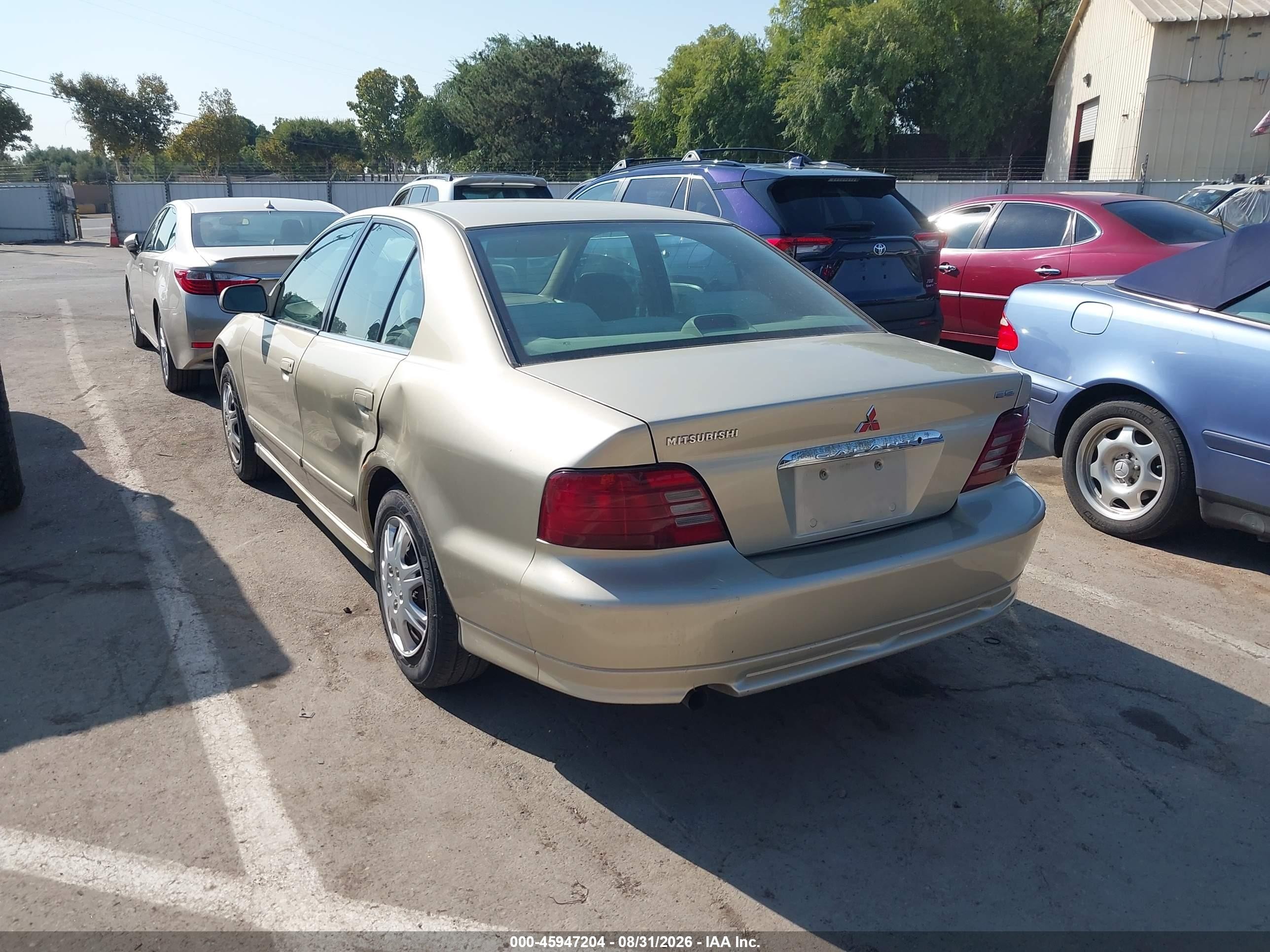 2001 Mitsubishi Galant Es Gold vin: 4A3AA46G61E154128