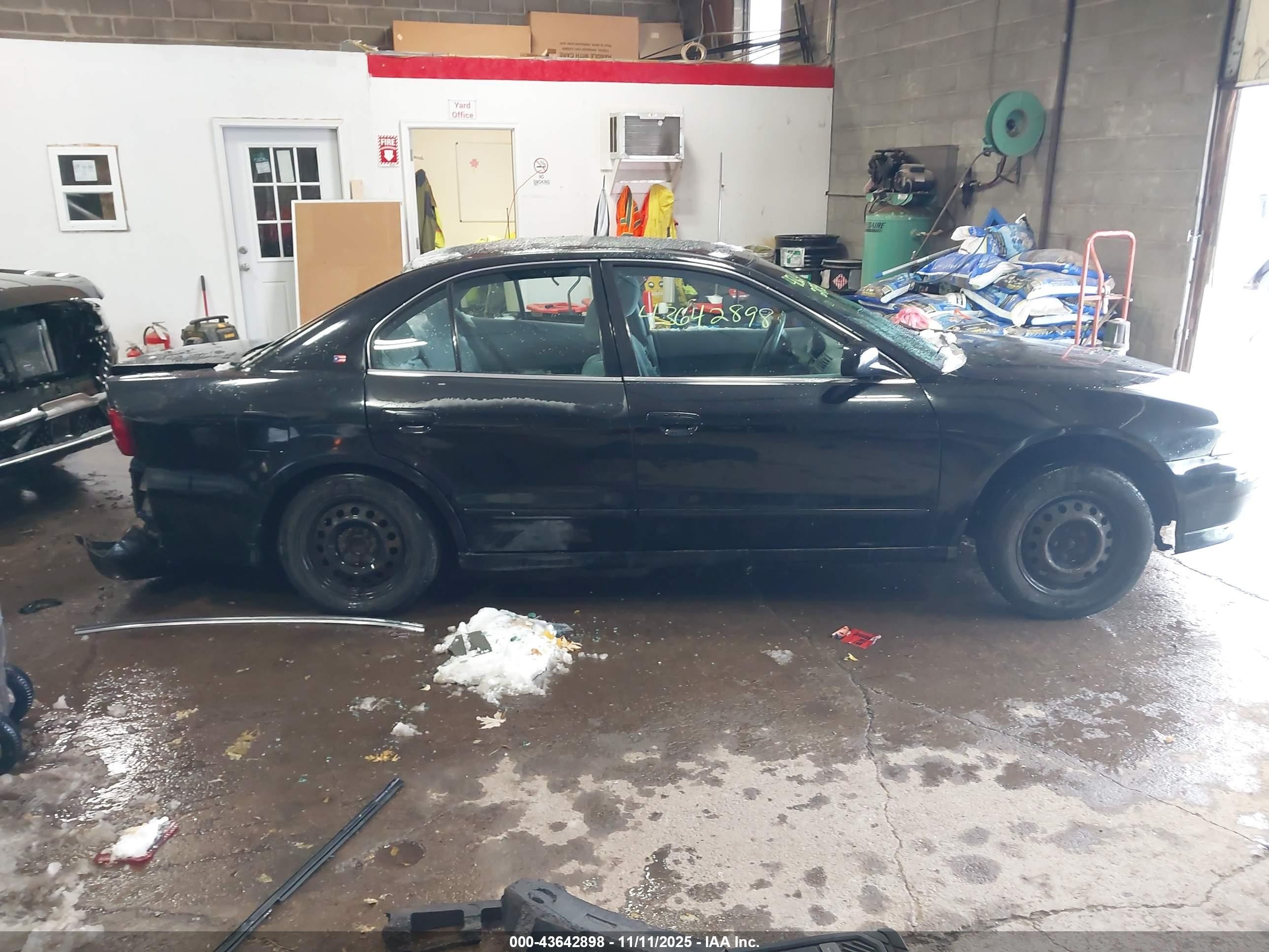 2002 Mitsubishi Galant Es/ls Black vin: 4A3AA46G62E073566