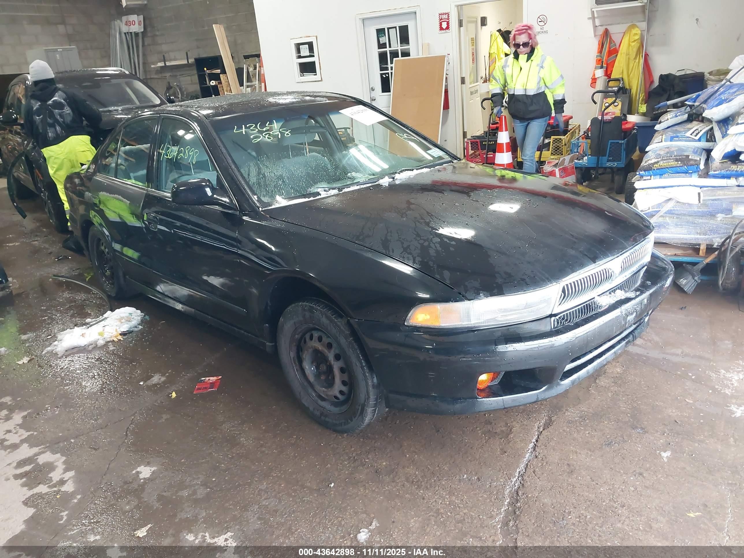 2002 Mitsubishi Galant Es/ls Черный vin: 4A3AA46G62E073566