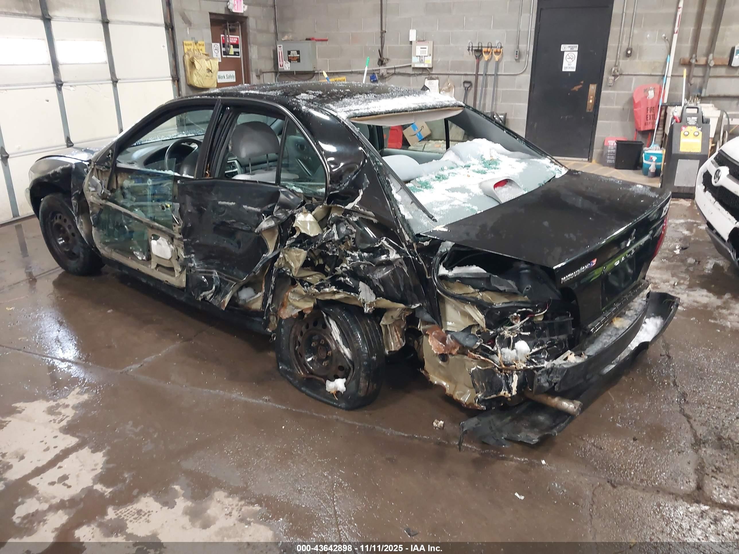2002 Mitsubishi Galant Es/ls Black vin: 4A3AA46G62E073566