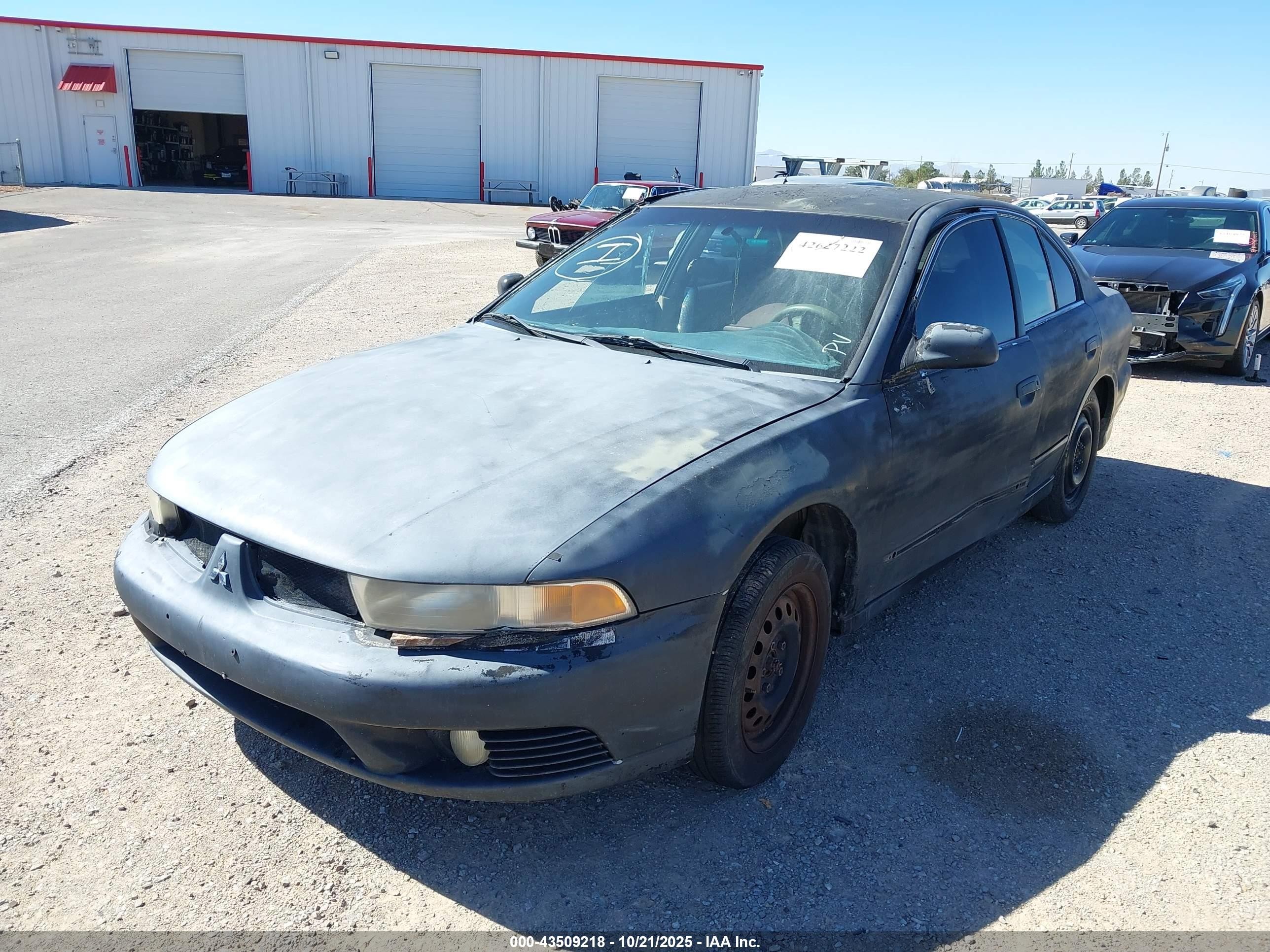 2002 Mitsubishi Galant Es/ls Черный vin: 4A3AA46G72E047591