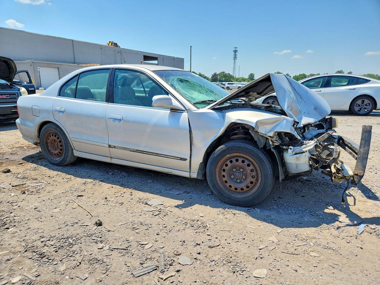 2002 Mitsubishi Galant Es Серебряный vin: 4A3AA46G72E146945
