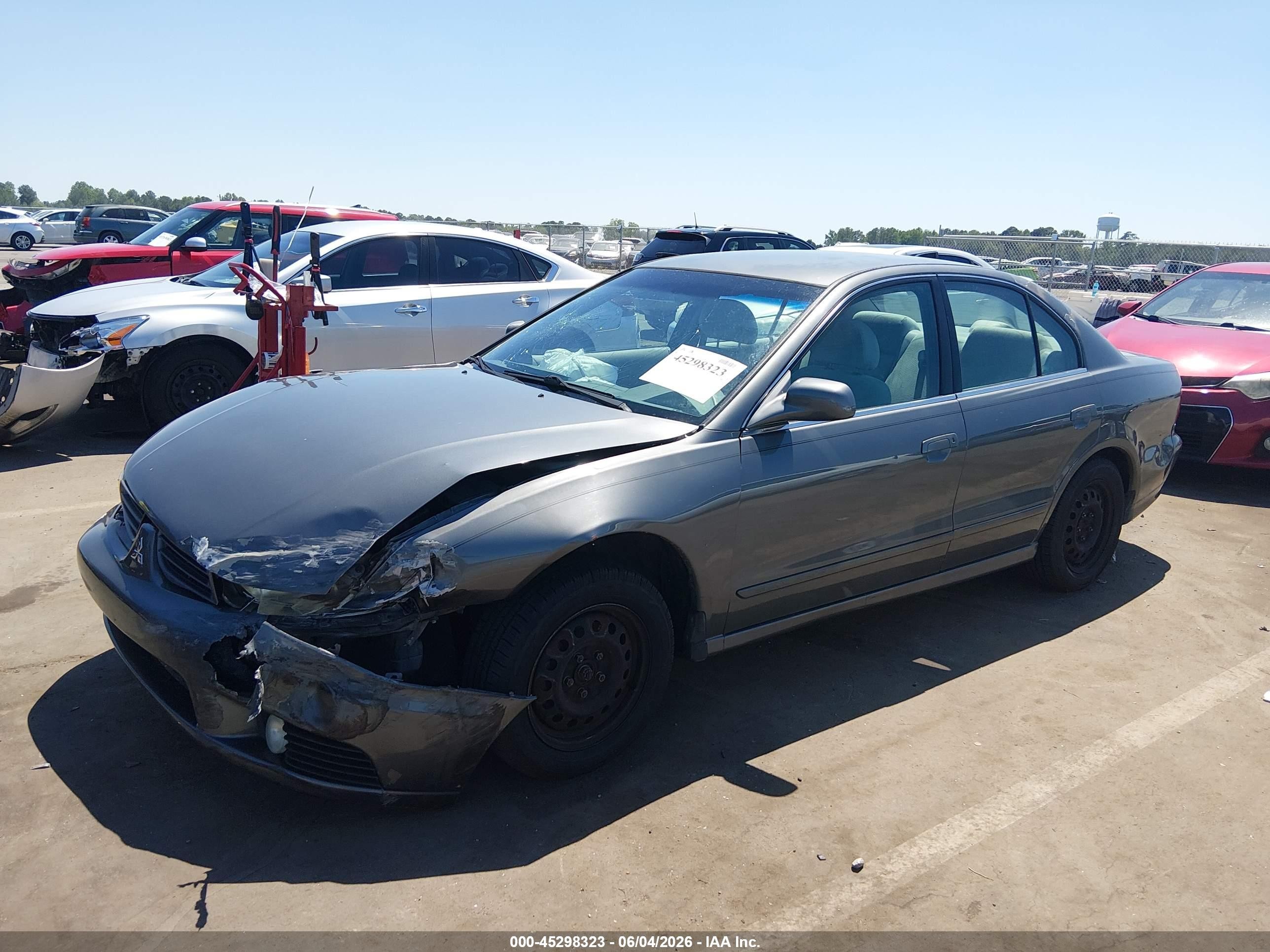 2003 Mitsubishi Galant Es/ls Gray vin: 4A3AA46G73E211892