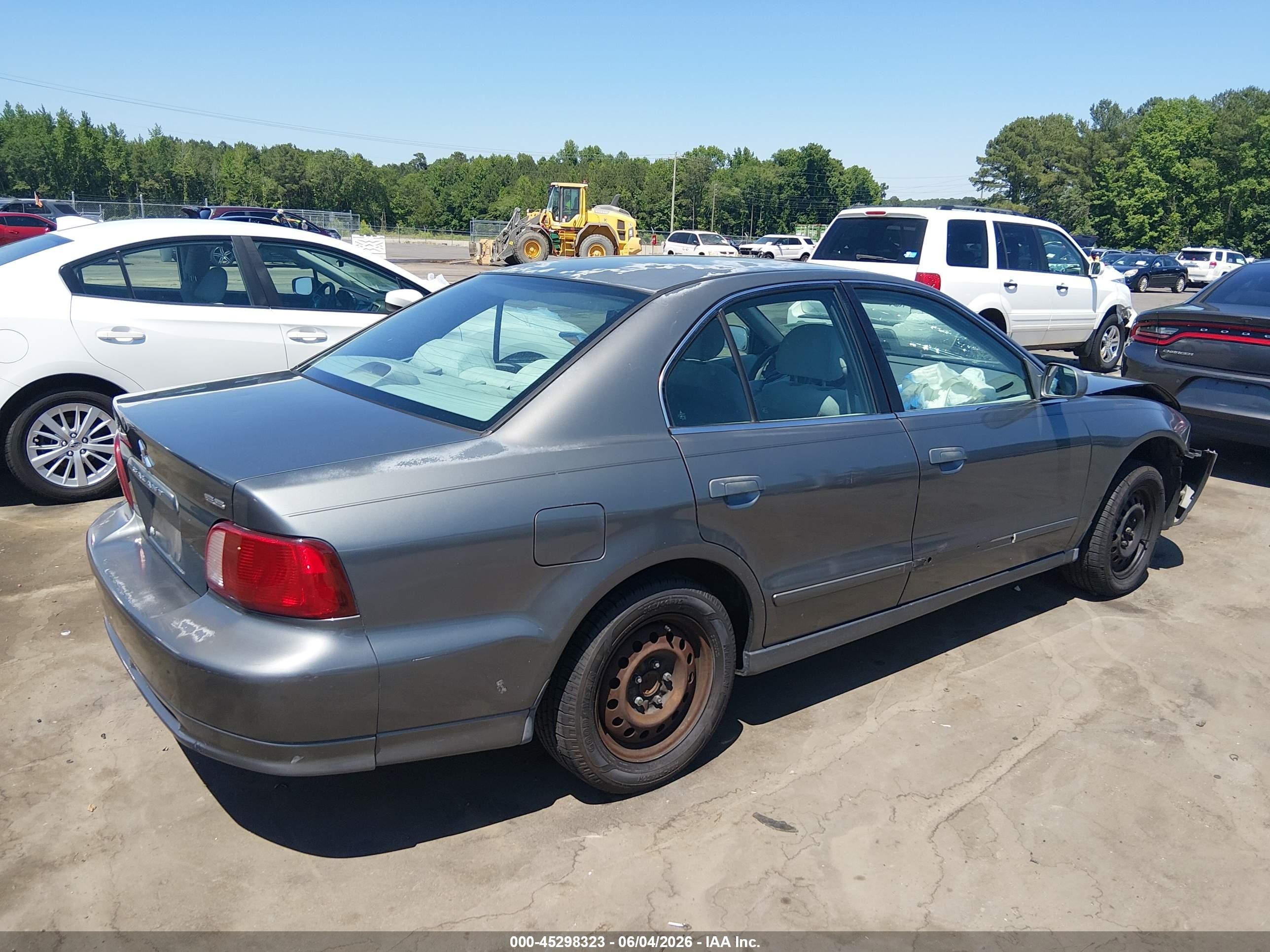2003 Mitsubishi Galant Es/ls Gray vin: 4A3AA46G73E211892