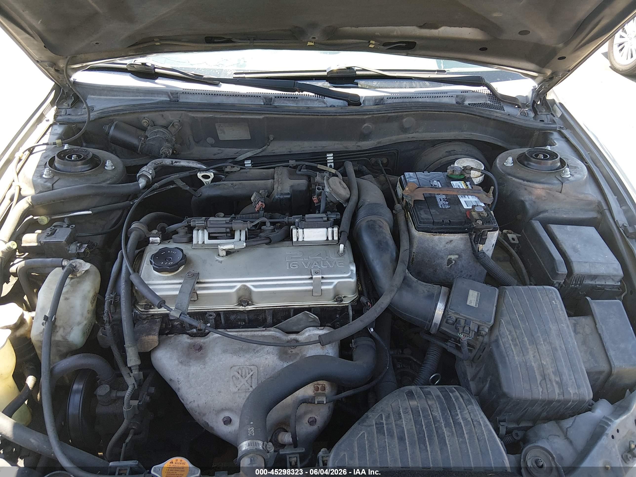 2003 Mitsubishi Galant Es/ls Gray vin: 4A3AA46G73E211892