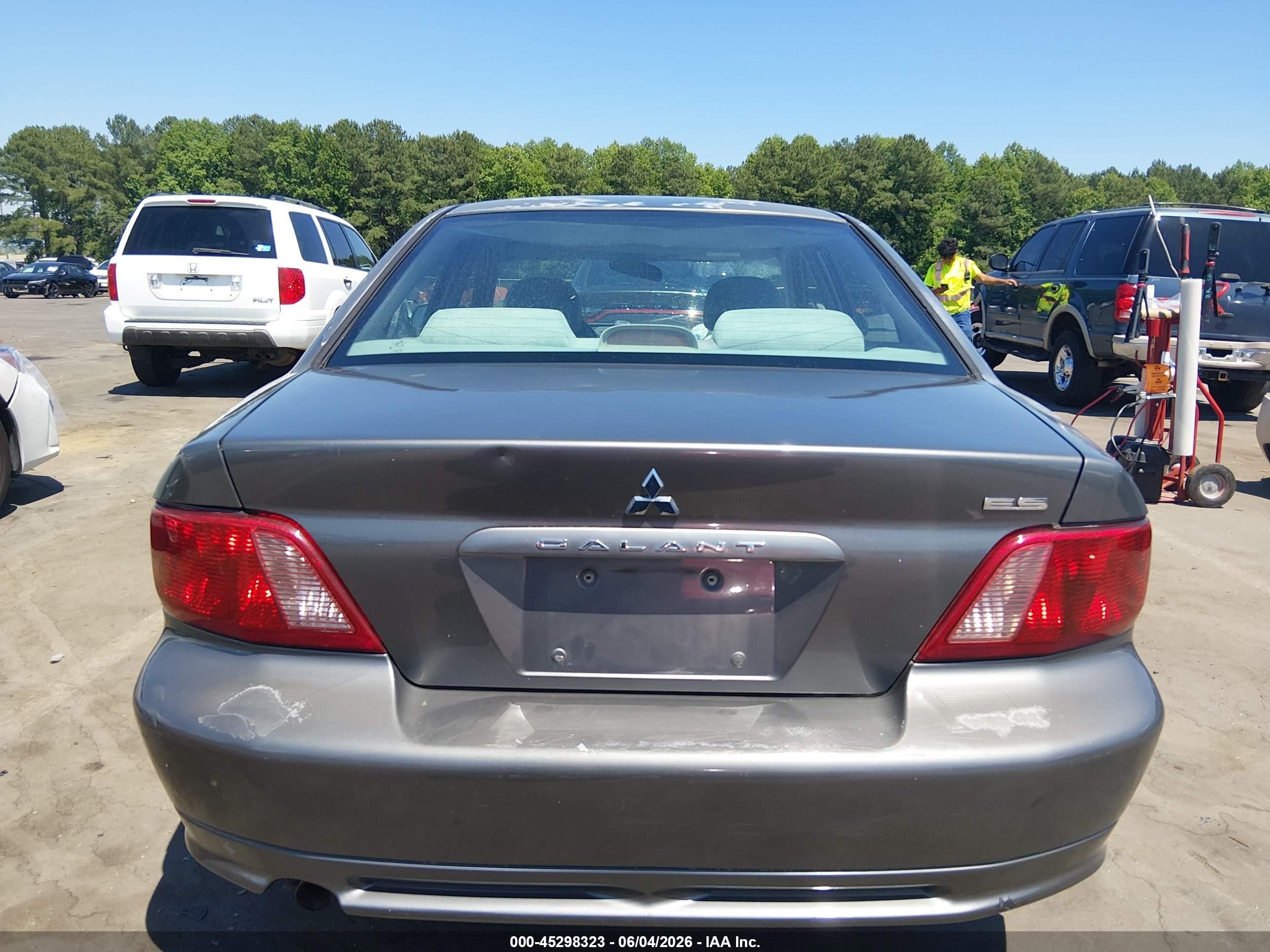 2003 Mitsubishi Galant Es/ls Gray vin: 4A3AA46G73E211892